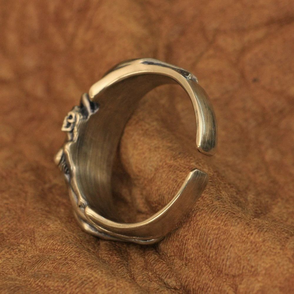 Jewelry Sexy Naked Skull Ring Size ONE SIZE - 7 Thumbnail