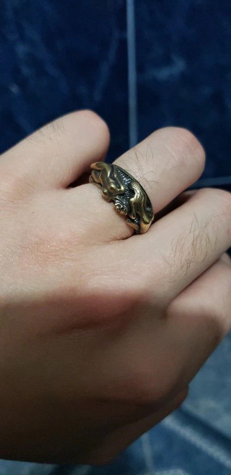 Jewelry Sexy Naked Skull Ring Size ONE SIZE - 6 Thumbnail