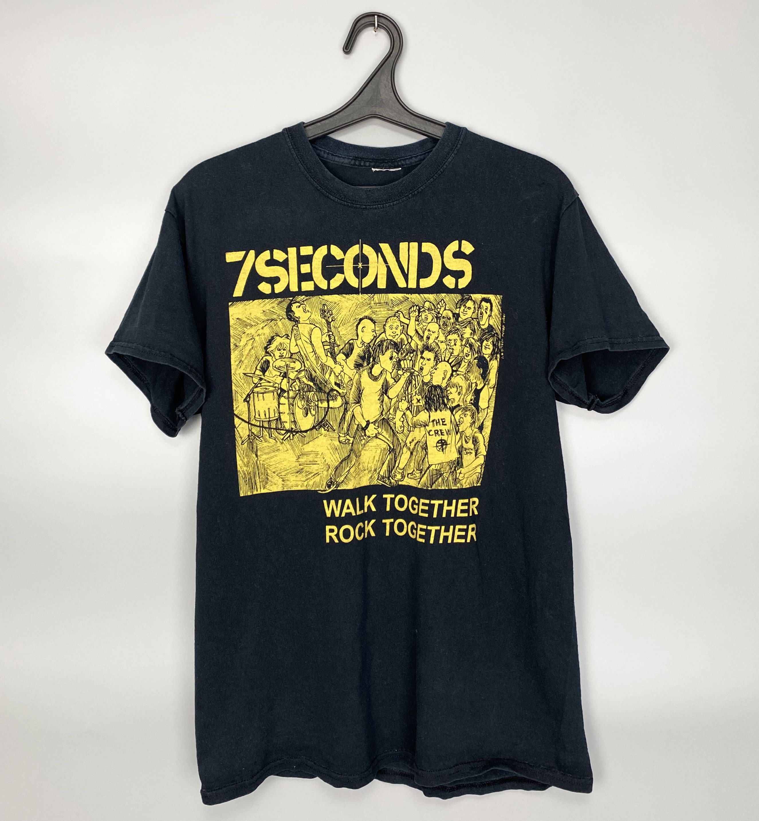 Band Tees 1984 VERY RARE 7 Seconds Hardcore Punk Rock T-shirt Size US M / EU 48-50 / 2 - 1 Thumbnail