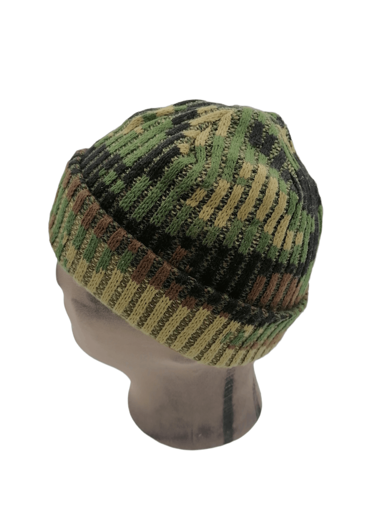 Japanese Brand Camo Beanie Hat Size ONE SIZE - 4 Thumbnail