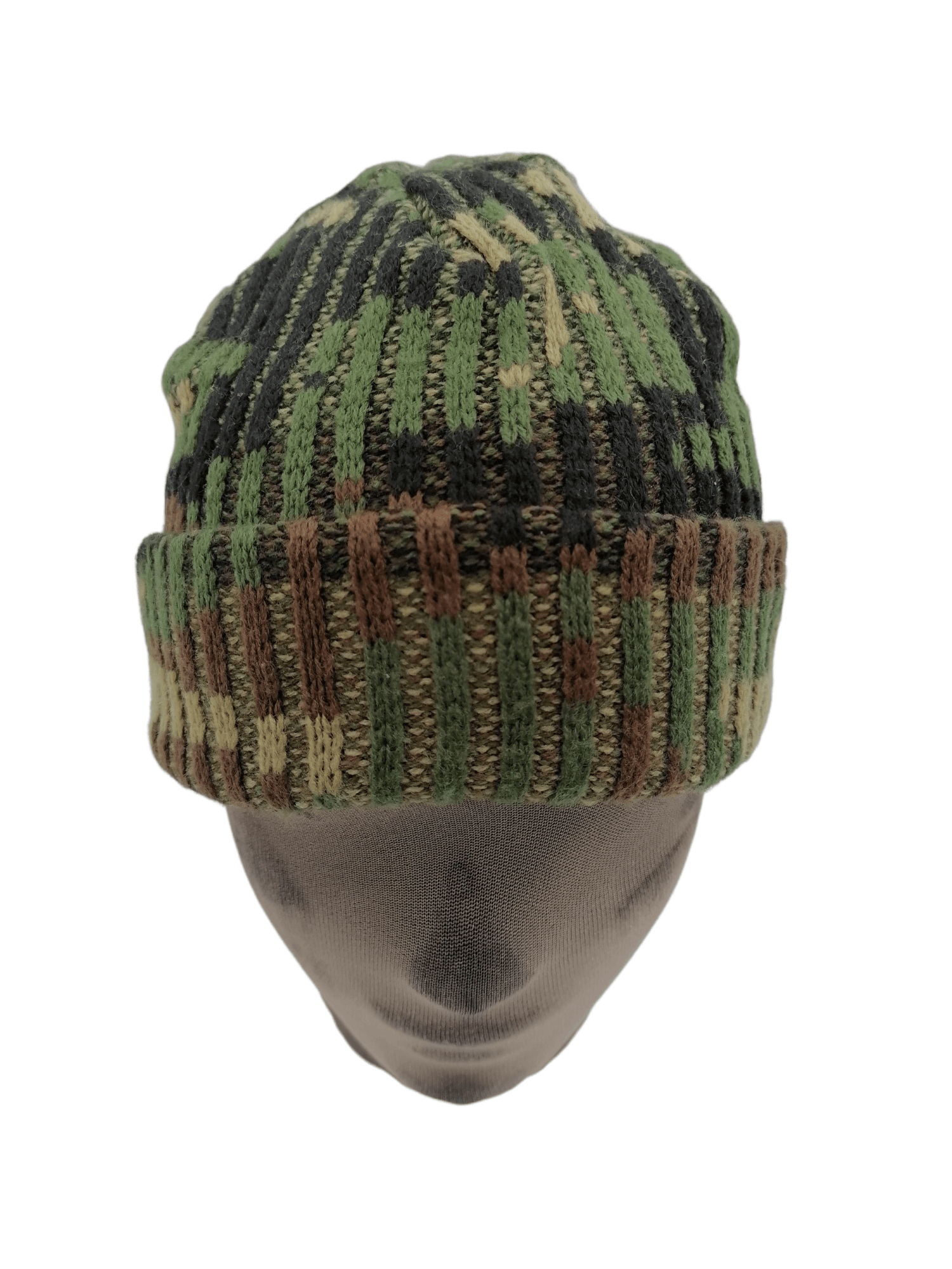 Japanese Brand Camo Beanie Hat Size ONE SIZE - 1 Thumbnail
