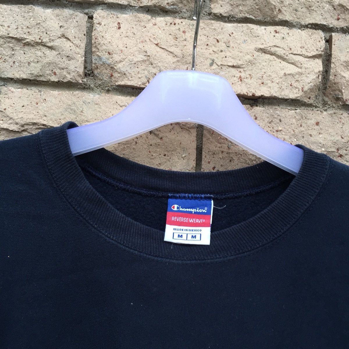 Champion CHAMPION sweatshirt small logo...plain colour.. Navy Blue Size US L / EU 52-54 / 3 - 2 Thumbnail