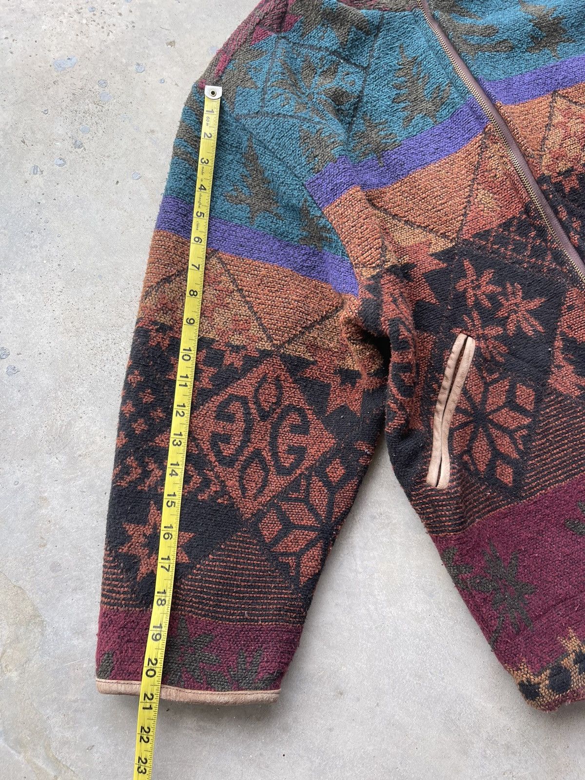 L.L. Bean Vintage L.L Bean Navajo wool zipper long jacket Size US M / EU 48-50 / 2 - 9 Thumbnail
