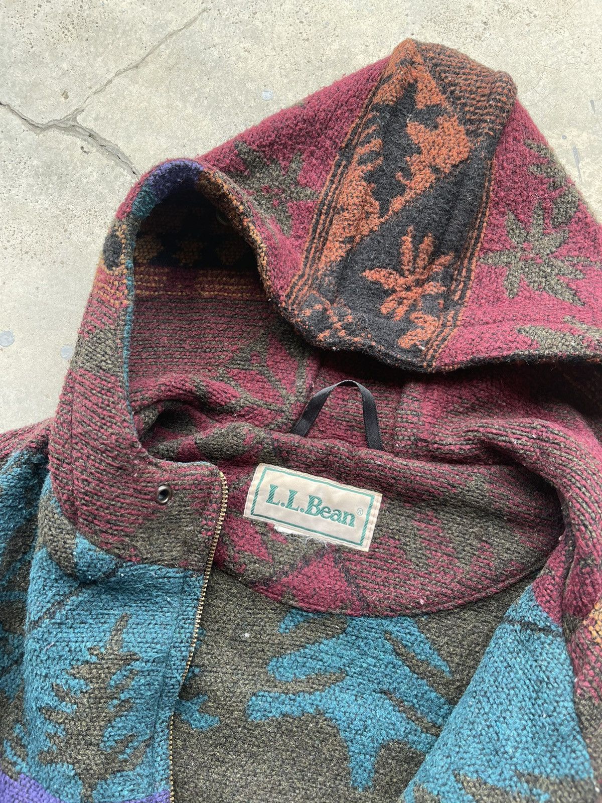 L.L. Bean Vintage L.L Bean Navajo wool zipper long jacket Size US M / EU 48-50 / 2 - 5 Thumbnail