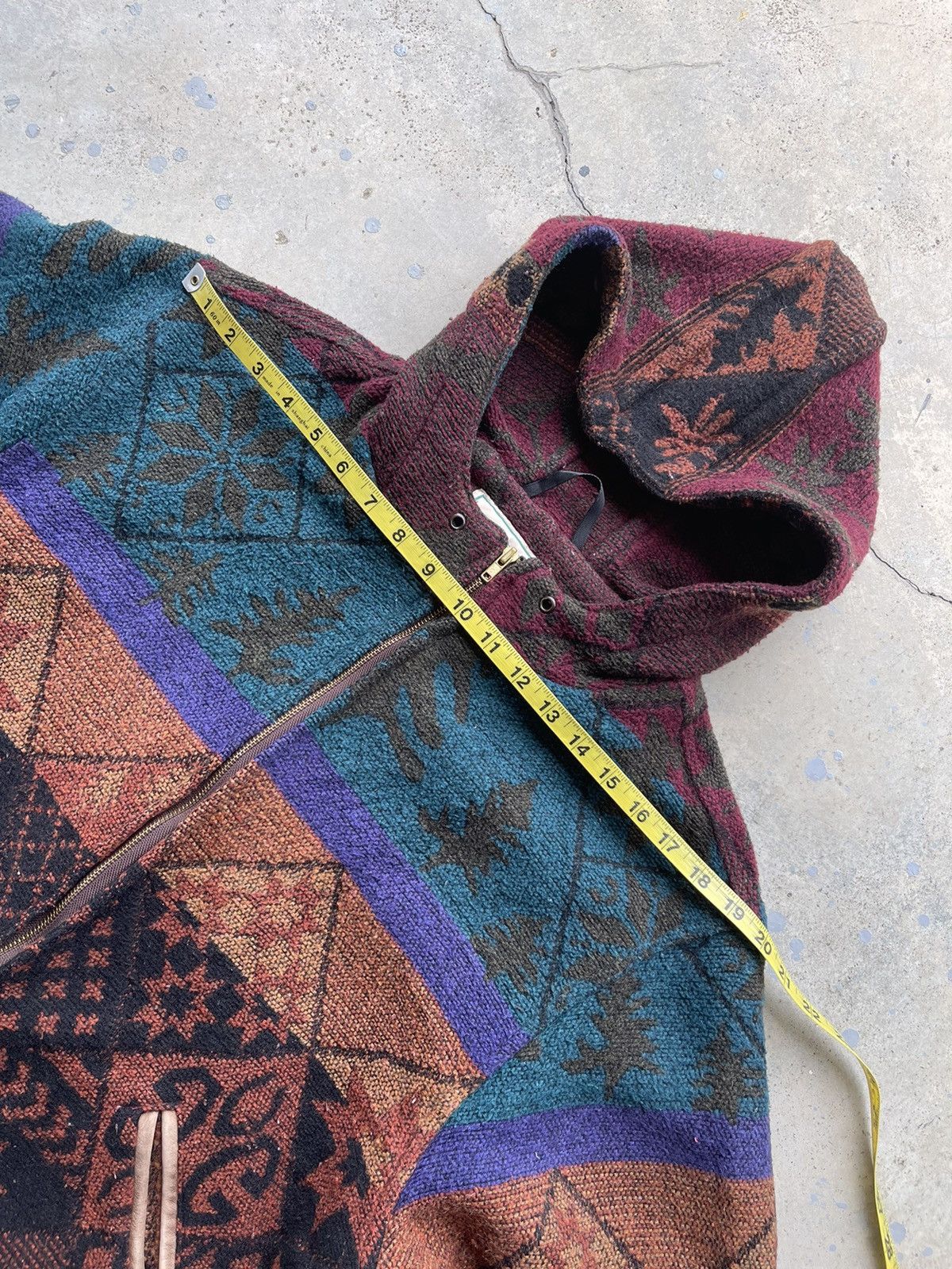 L.L. Bean Vintage L.L Bean Navajo wool zipper long jacket Size US M / EU 48-50 / 2 - 6 Thumbnail