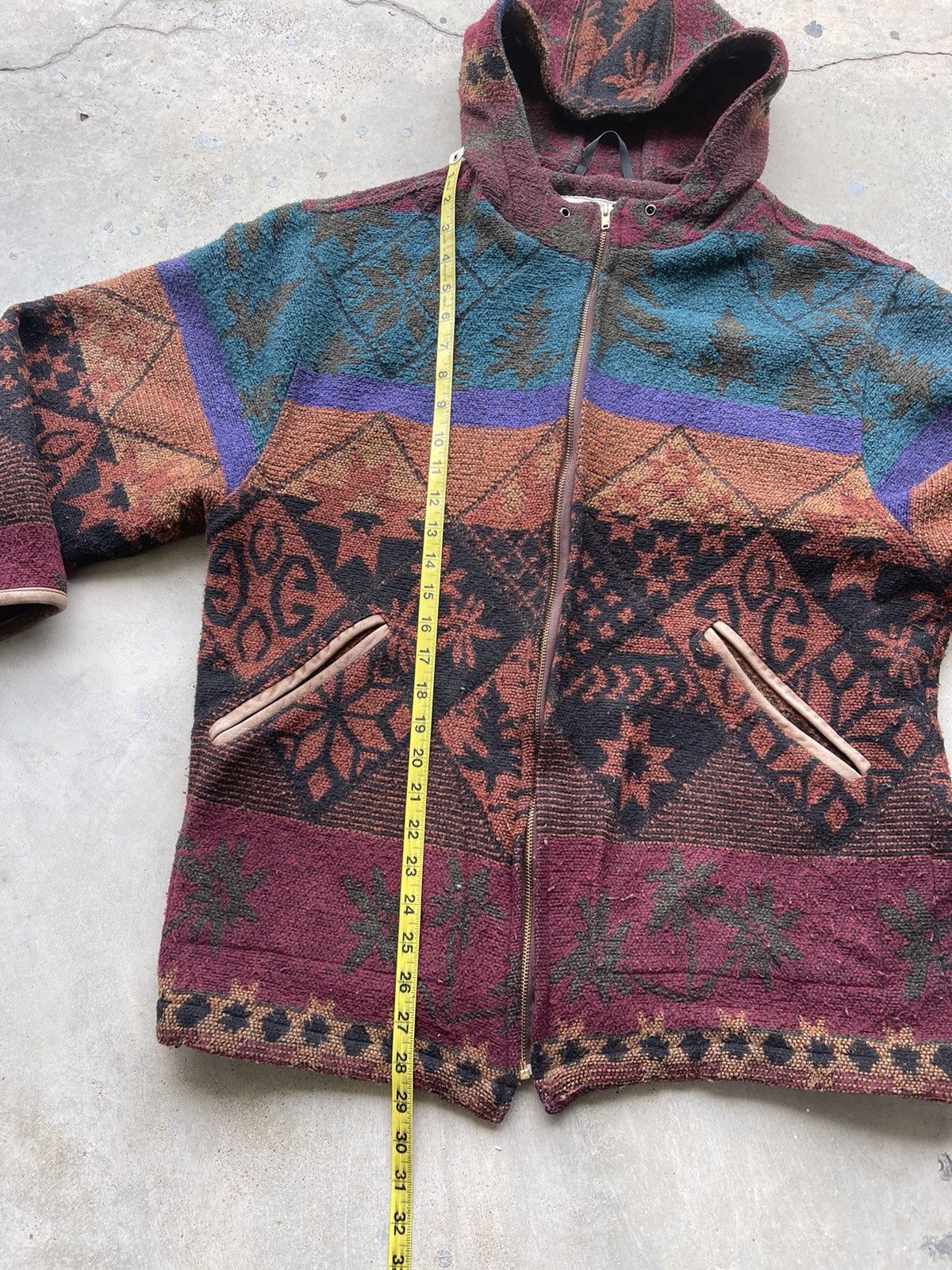 L.L. Bean Vintage L.L Bean Navajo wool zipper long jacket Size US M / EU 48-50 / 2 - 8 Thumbnail