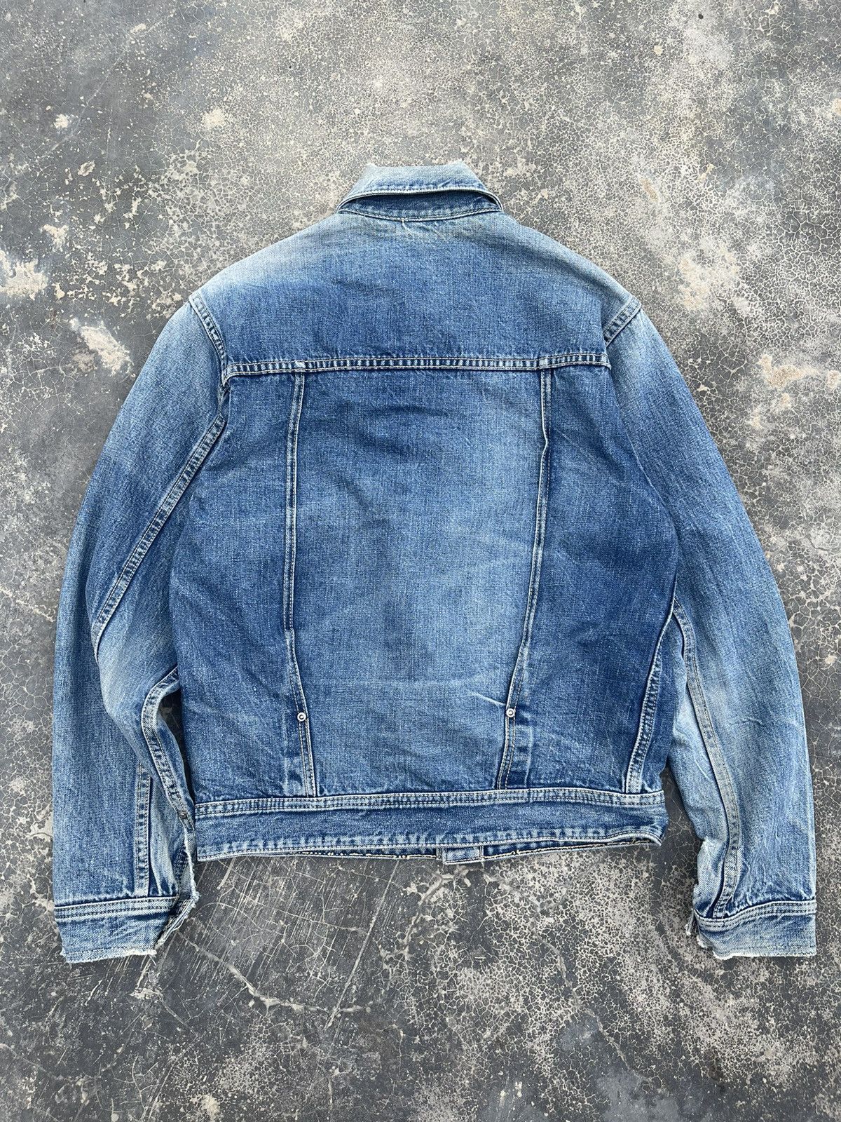 Japanese Brand Old Japanese Best Denim Selvedges trucker Jacket Size US M / EU 48-50 / 2 - 2 Thumbnail