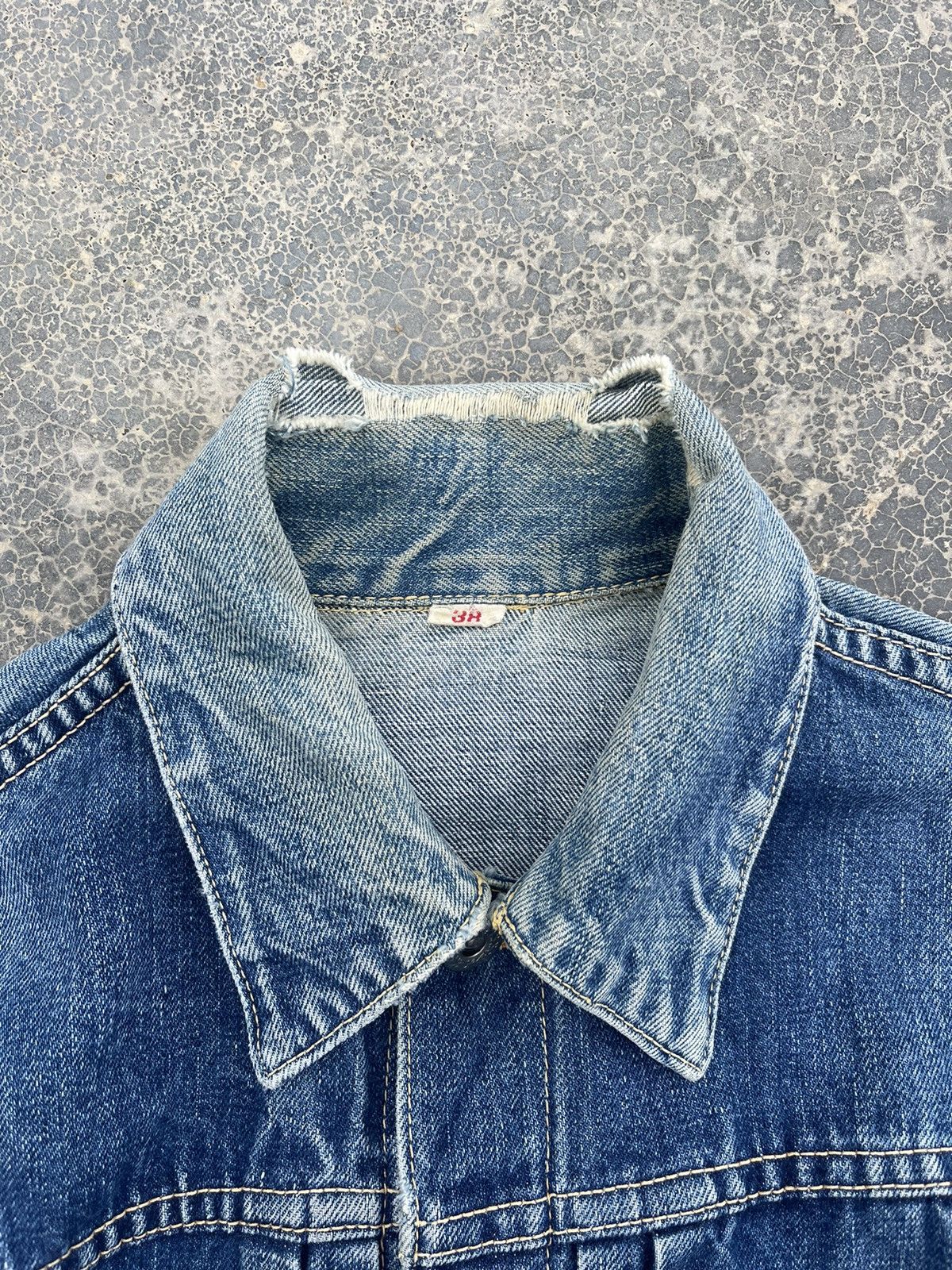Japanese Brand Old Japanese Best Denim Selvedges trucker Jacket Size US M / EU 48-50 / 2 - 6 Thumbnail