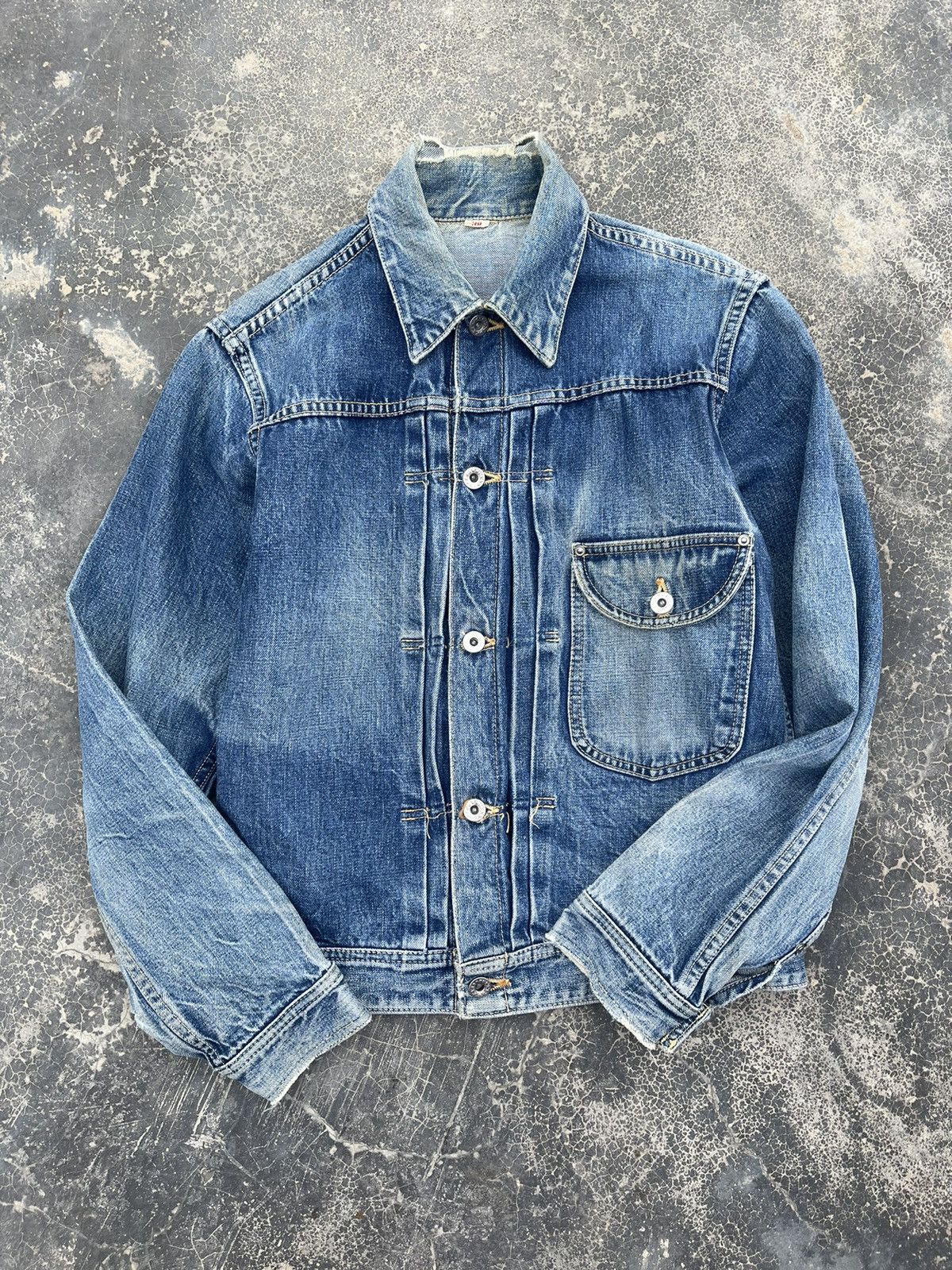 Japanese Brand Old Japanese Best Denim Selvedges trucker Jacket Size US M / EU 48-50 / 2 - 3 Thumbnail