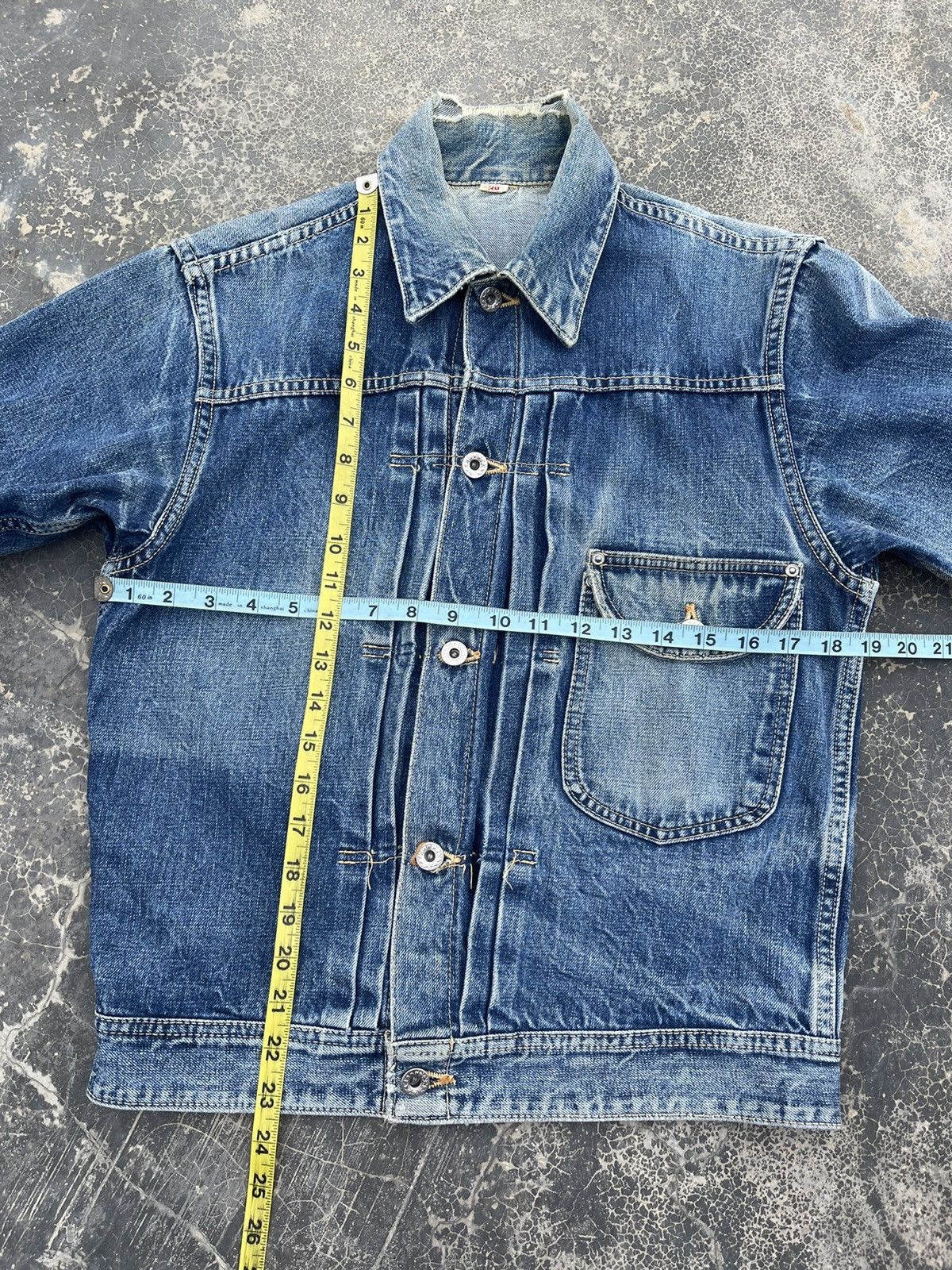 Japanese Brand Old Japanese Best Denim Selvedges trucker Jacket Size US M / EU 48-50 / 2 - 13 Thumbnail