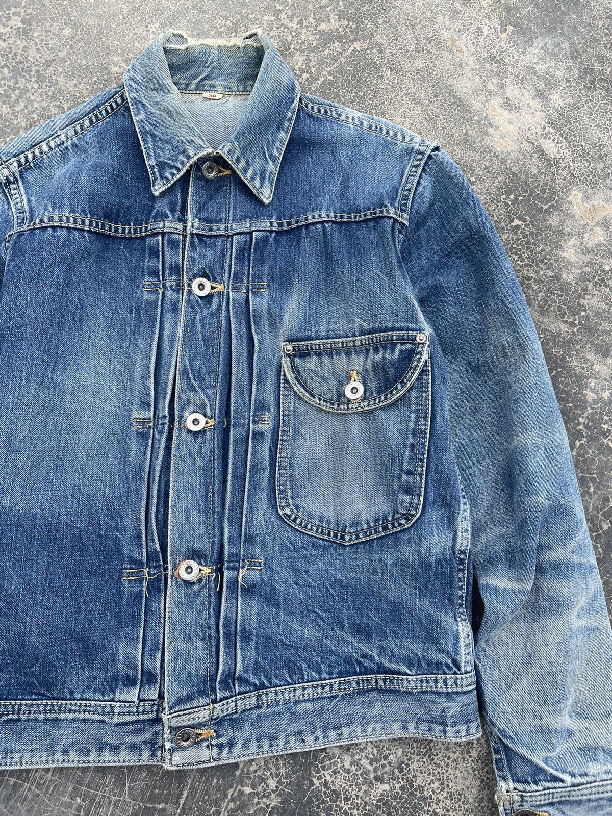 Japanese Brand Old Japanese Best Denim Selvedges trucker Jacket Size US M / EU 48-50 / 2 - 7 Thumbnail