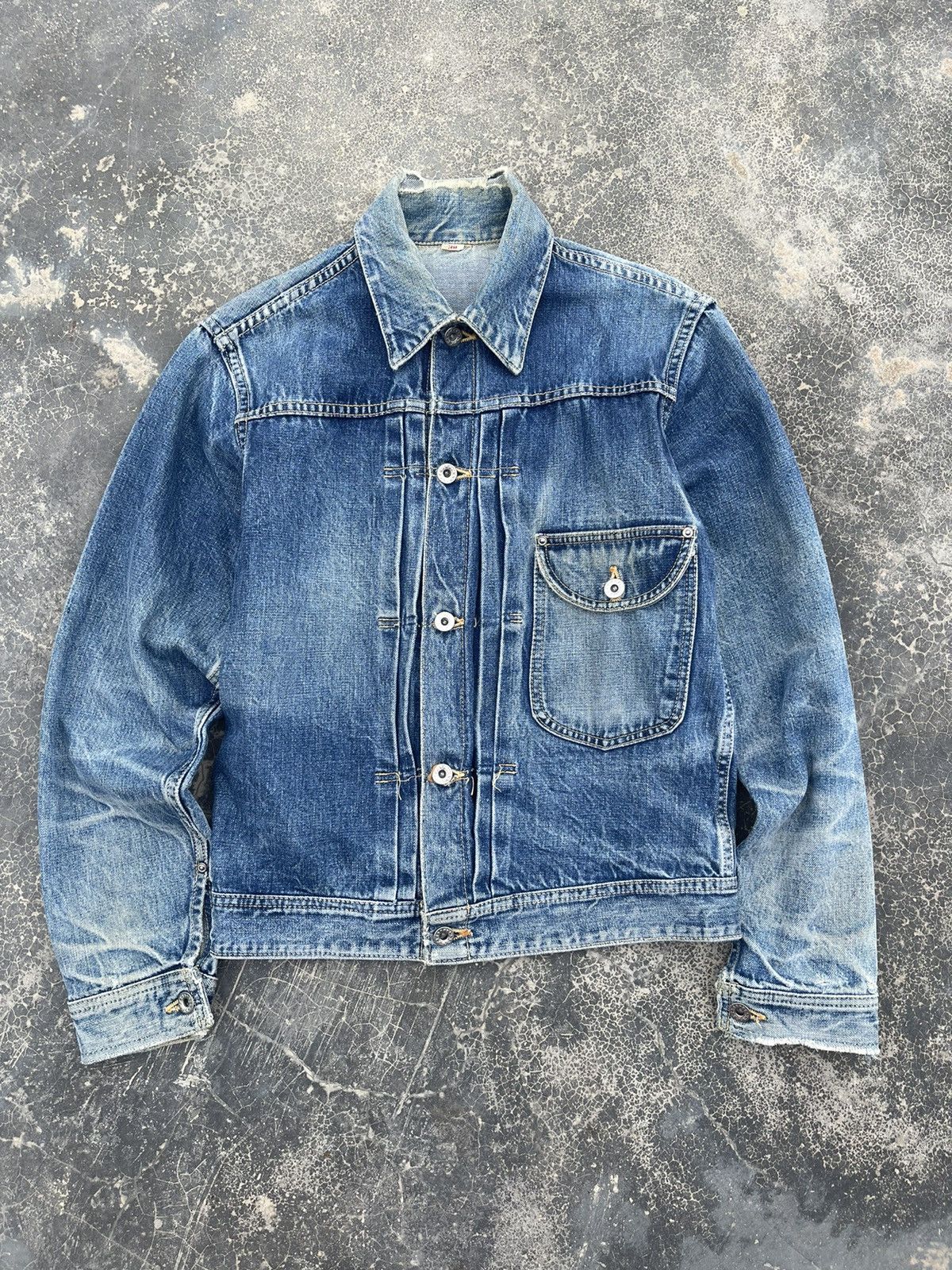 Japanese Brand Old Japanese Best Denim Selvedges trucker Jacket Size US M / EU 48-50 / 2 - 1 Thumbnail