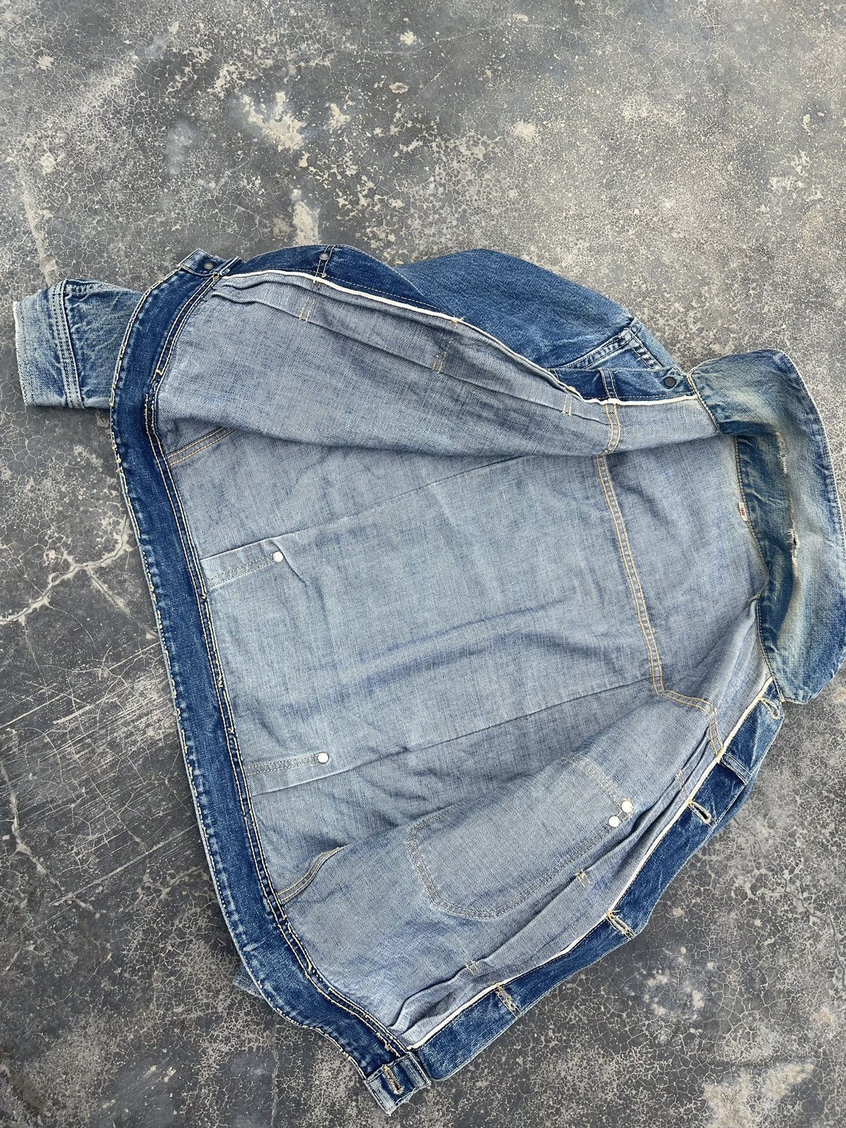 Japanese Brand Old Japanese Best Denim Selvedges trucker Jacket Size US M / EU 48-50 / 2 - 9 Thumbnail