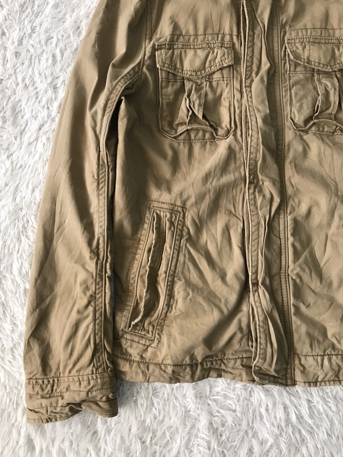Abercrombie & Fitch × Vintage Vtg Abercrombie & Fitch Sentinel Jacket Ideal Zipper Size US L / EU 52-54 / 3 - 3 Thumbnail