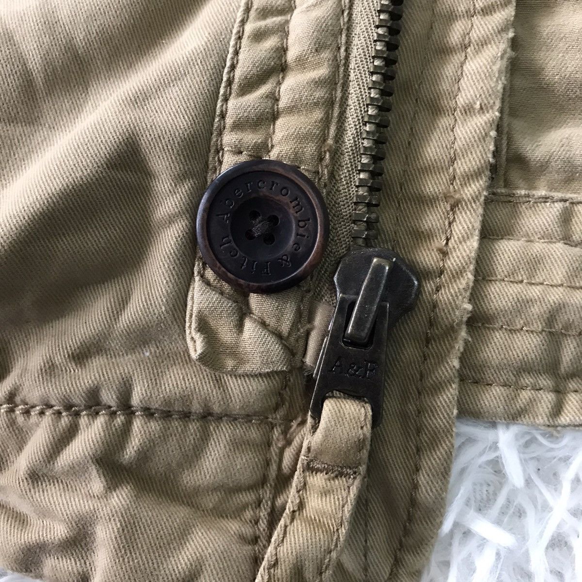 Abercrombie & Fitch × Vintage Vtg Abercrombie & Fitch Sentinel Jacket Ideal Zipper Size US L / EU 52-54 / 3 - 15 Thumbnail