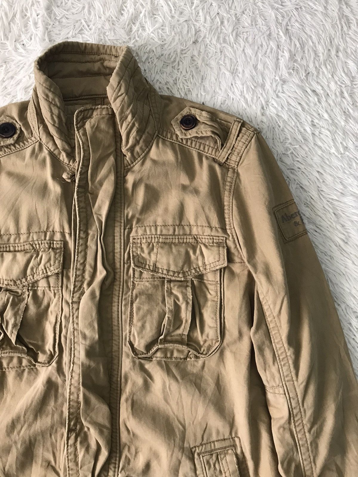 Abercrombie & Fitch × Vintage Vtg Abercrombie & Fitch Sentinel Jacket Ideal Zipper Size US L / EU 52-54 / 3 - 5 Thumbnail