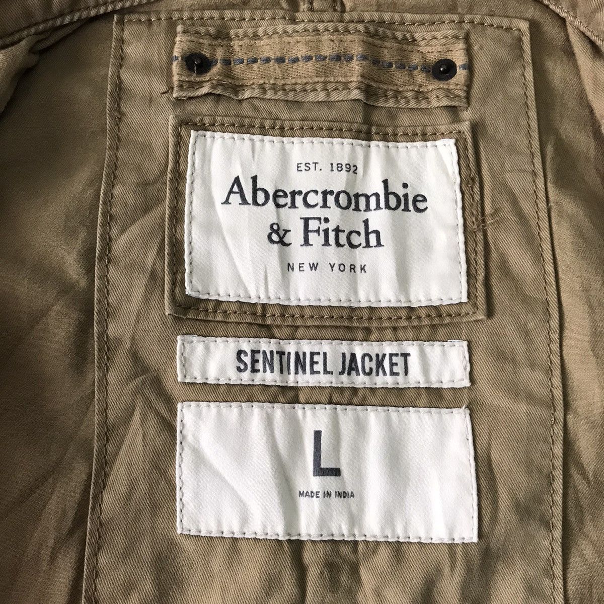 Abercrombie & Fitch × Vintage Vtg Abercrombie & Fitch Sentinel Jacket Ideal Zipper Size US L / EU 52-54 / 3 - 23 Thumbnail