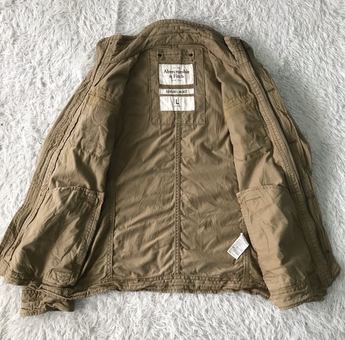 Abercrombie & Fitch × Vintage Vtg Abercrombie & Fitch Sentinel Jacket Ideal Zipper Size US L / EU 52-54 / 3 - 18 Thumbnail