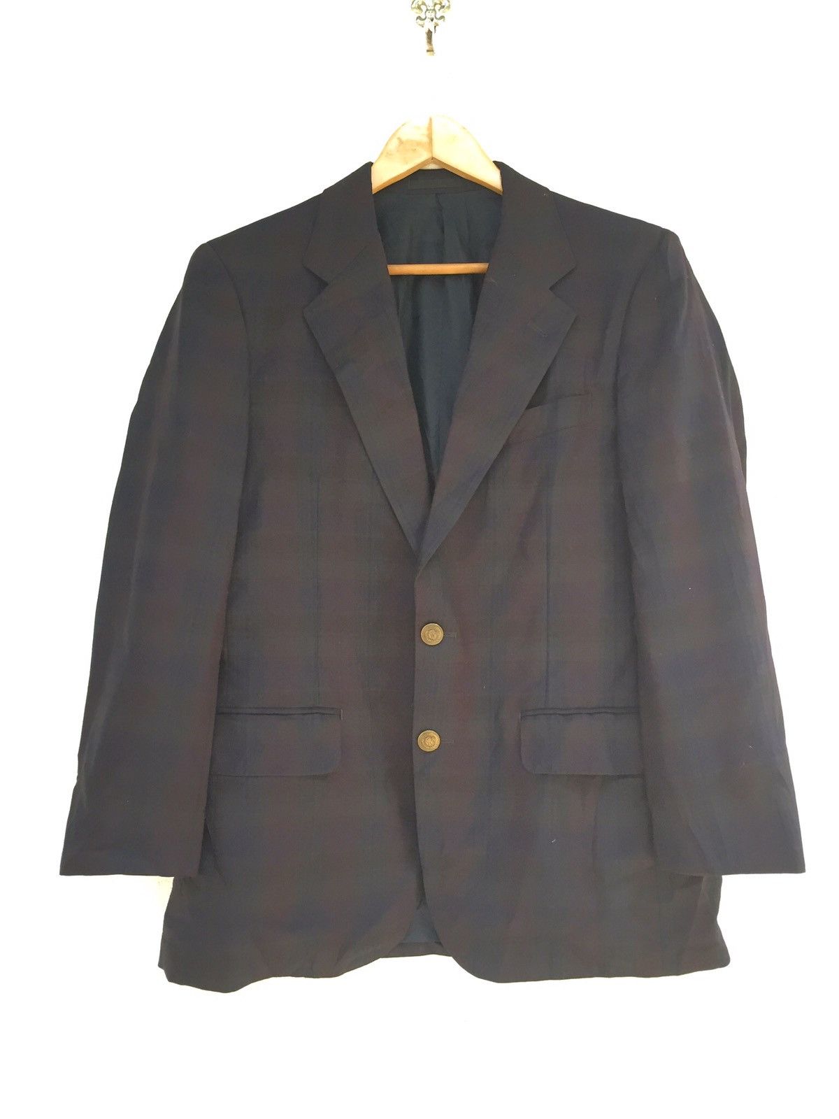 Burberry Burberry Vintage Check Plaid Tartan Coat Jacket Blazer Size US M / EU 48-50 / 2 - 1 Thumbnail