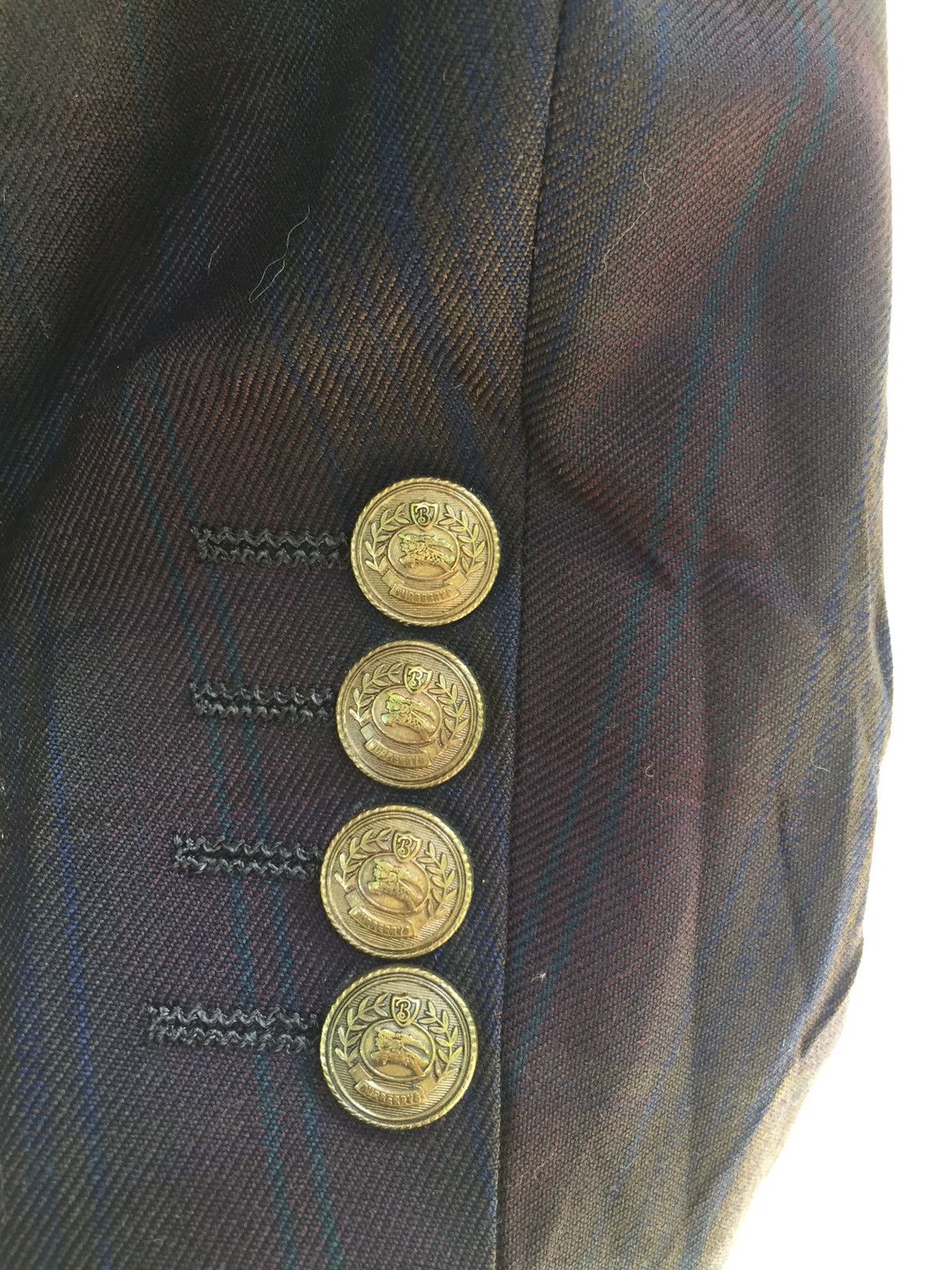 Burberry Burberry Vintage Check Plaid Tartan Coat Jacket Blazer Size US M / EU 48-50 / 2 - 6 Thumbnail