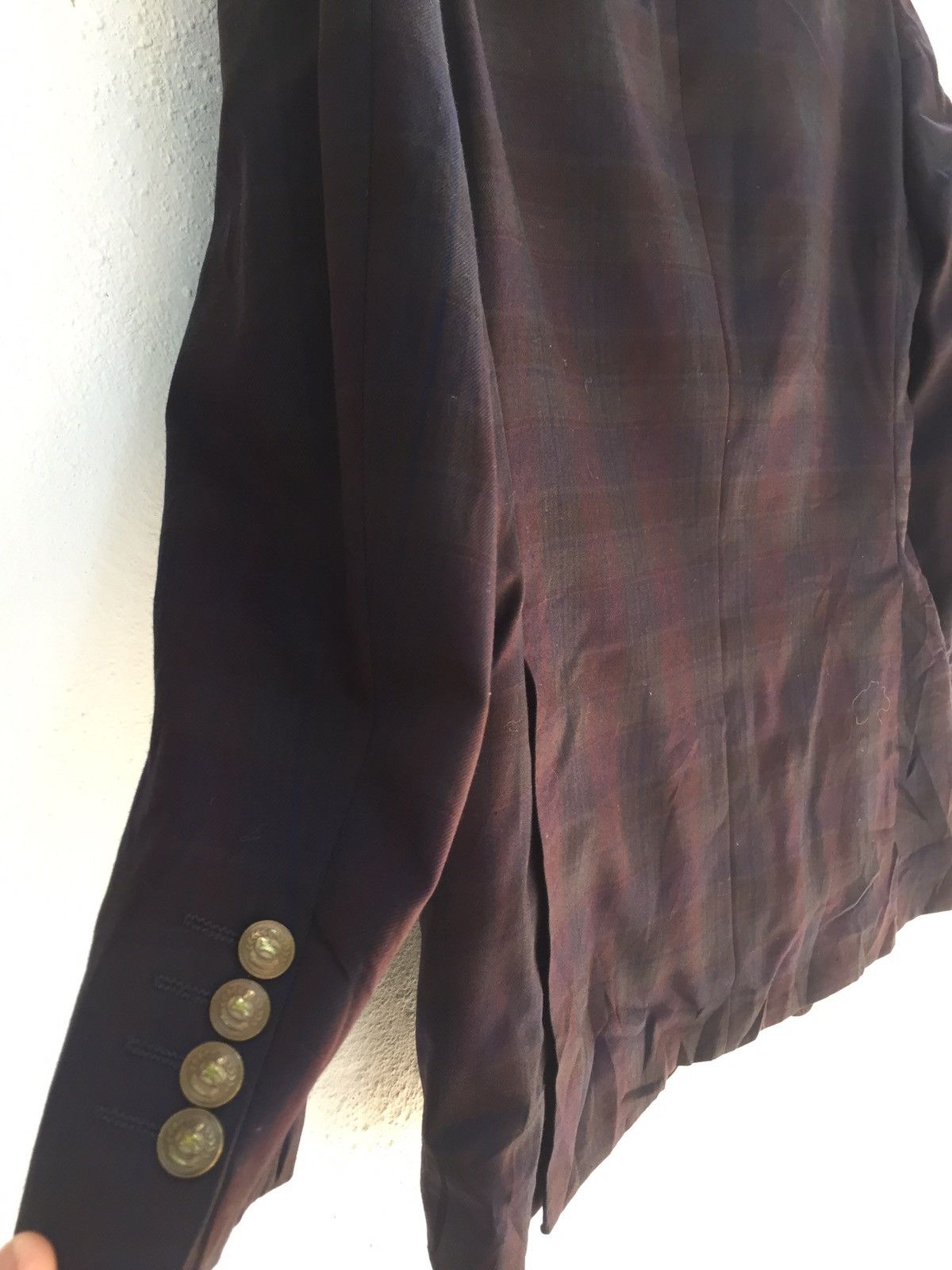 Burberry Burberry Vintage Check Plaid Tartan Coat Jacket Blazer Size US M / EU 48-50 / 2 - 3 Thumbnail