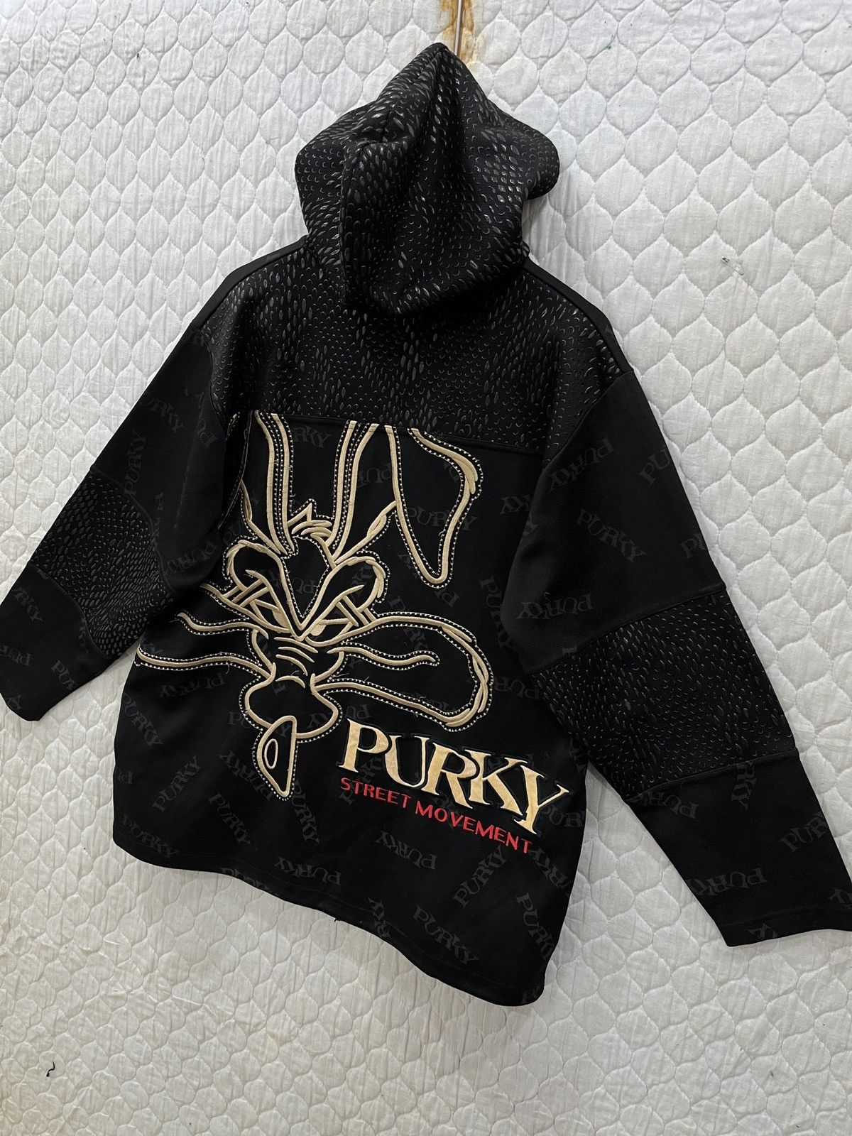 Japanese Brand (Jjj). PURKY STREET MOVEMENT HYPEBEAST EMBROIDERY JACKET Size US L / EU 52-54 / 3 - 2 Thumbnail
