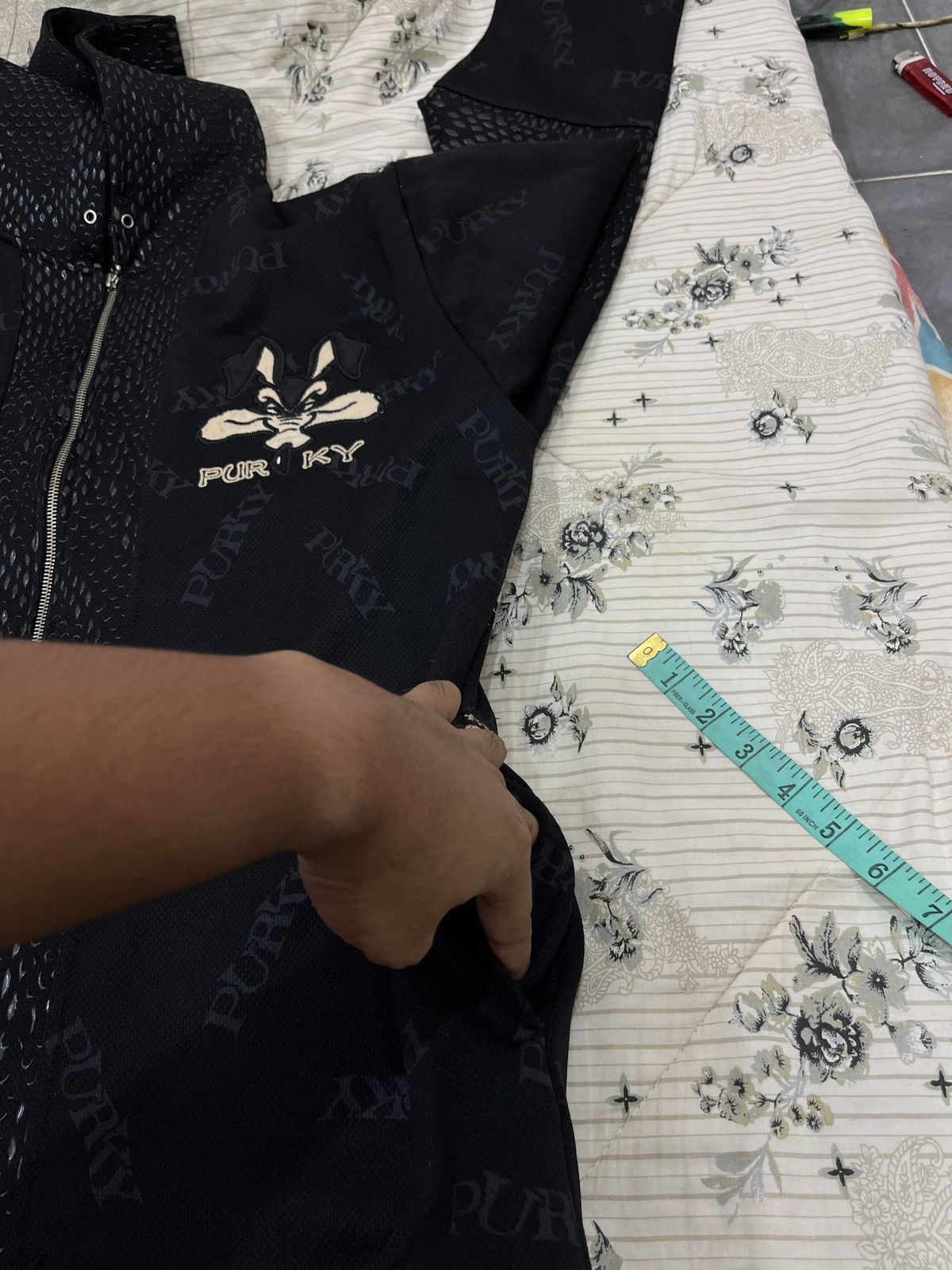 Japanese Brand (Jjj). PURKY STREET MOVEMENT HYPEBEAST EMBROIDERY JACKET Size US L / EU 52-54 / 3 - 12 Thumbnail