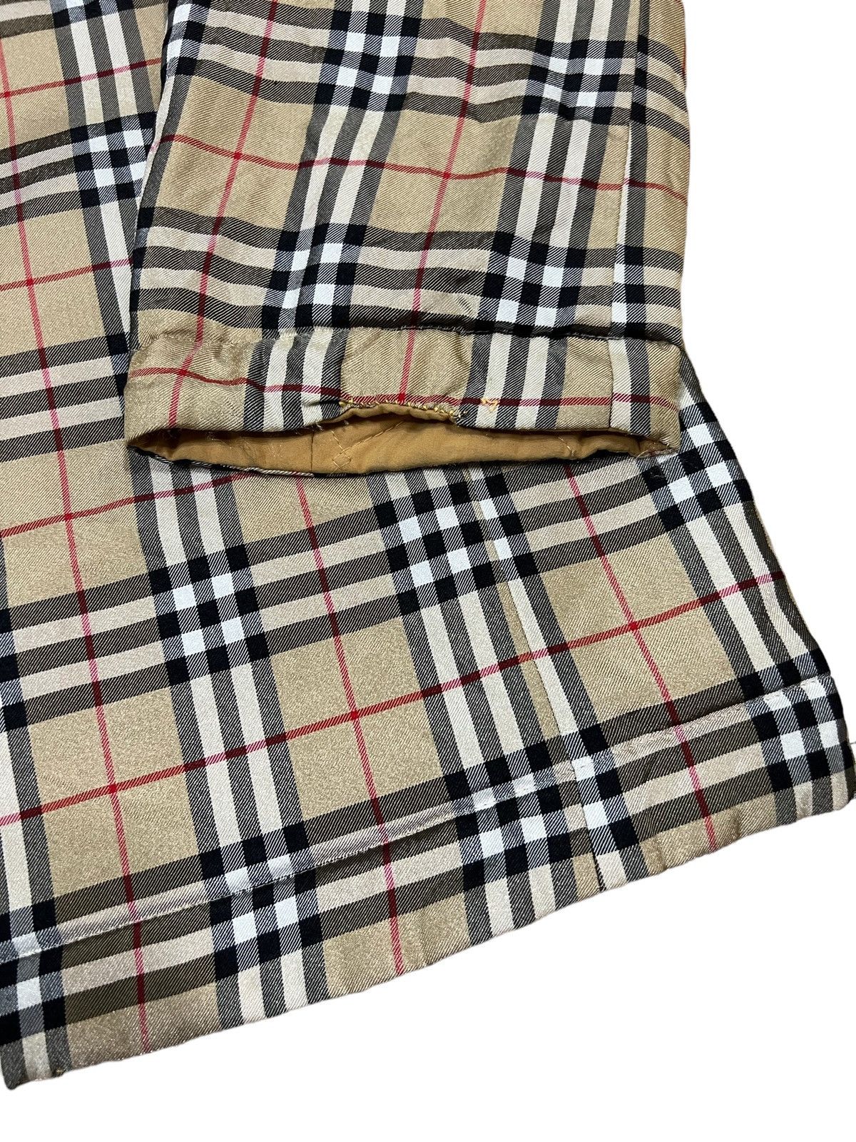 Burberry × Vintage 1990s Burberry 🏴󠁧󠁢󠁥󠁮󠁧󠁿 Iconic Nova Check Quilted 2 Side Jacket Size US M / EU 48-50 / 2 - 6 Thumbnail
