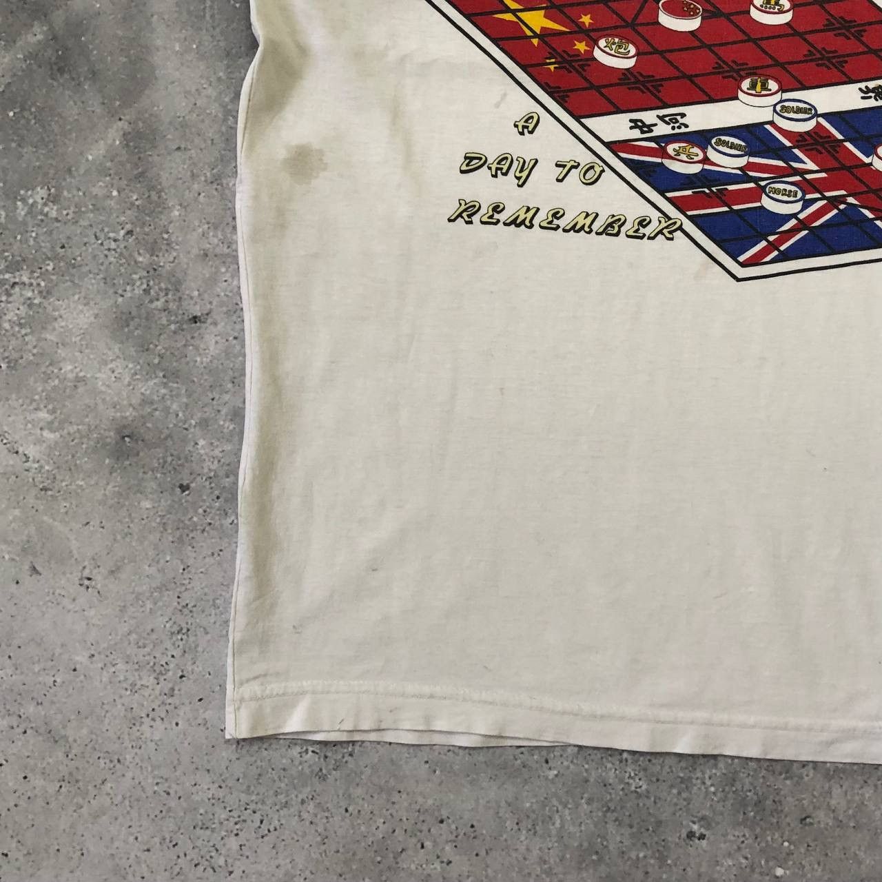 Vintage 1997 Hong Kong A Day To Remember T Shirt Vintage Size US M / EU 48-50 / 2 - 9 Thumbnail