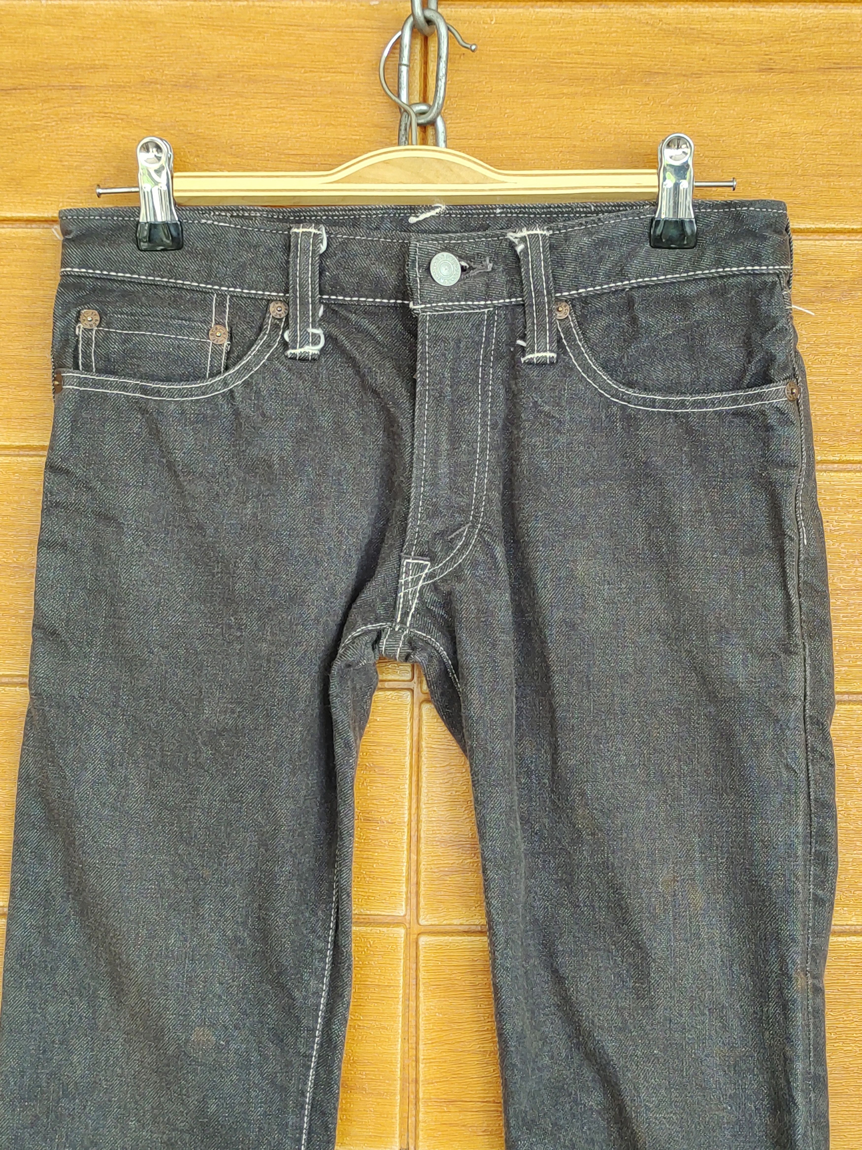 Skull Jeans by an Alchemist Skull Jeans By Alchemist Selvedge Slim Denim Jeans Size US 28 / EU 44 - 3 Thumbnail