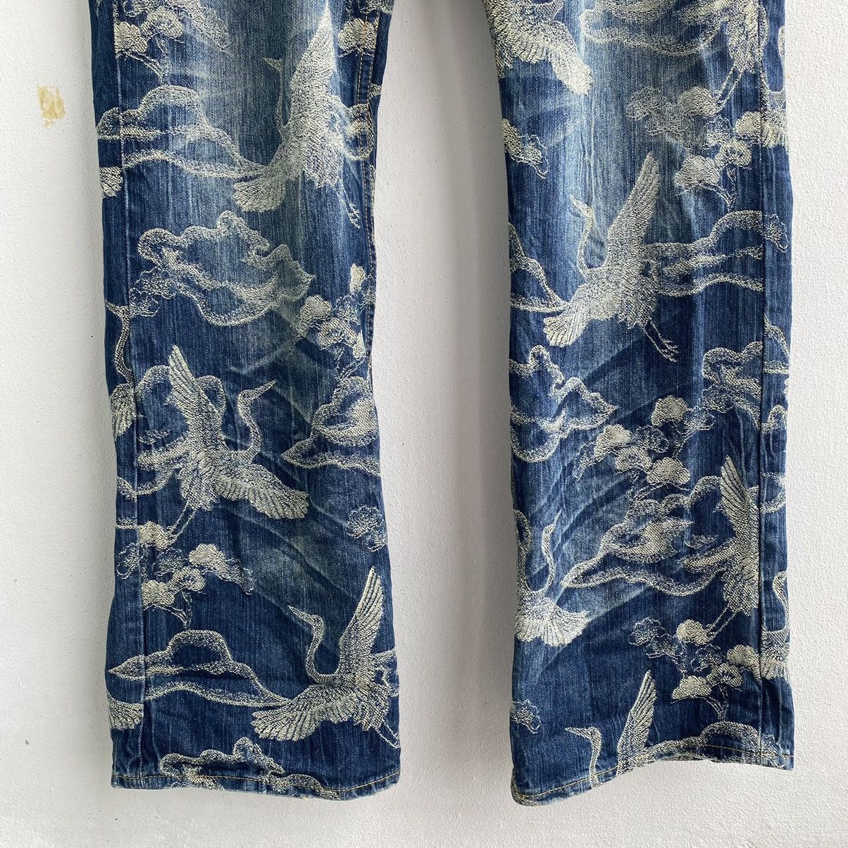 Japanese Brand × Vintage Oriental Brand Nishiki Japanese Brand Sukajan Design Jeans Size US 38 / EU 54 - 18 Thumbnail