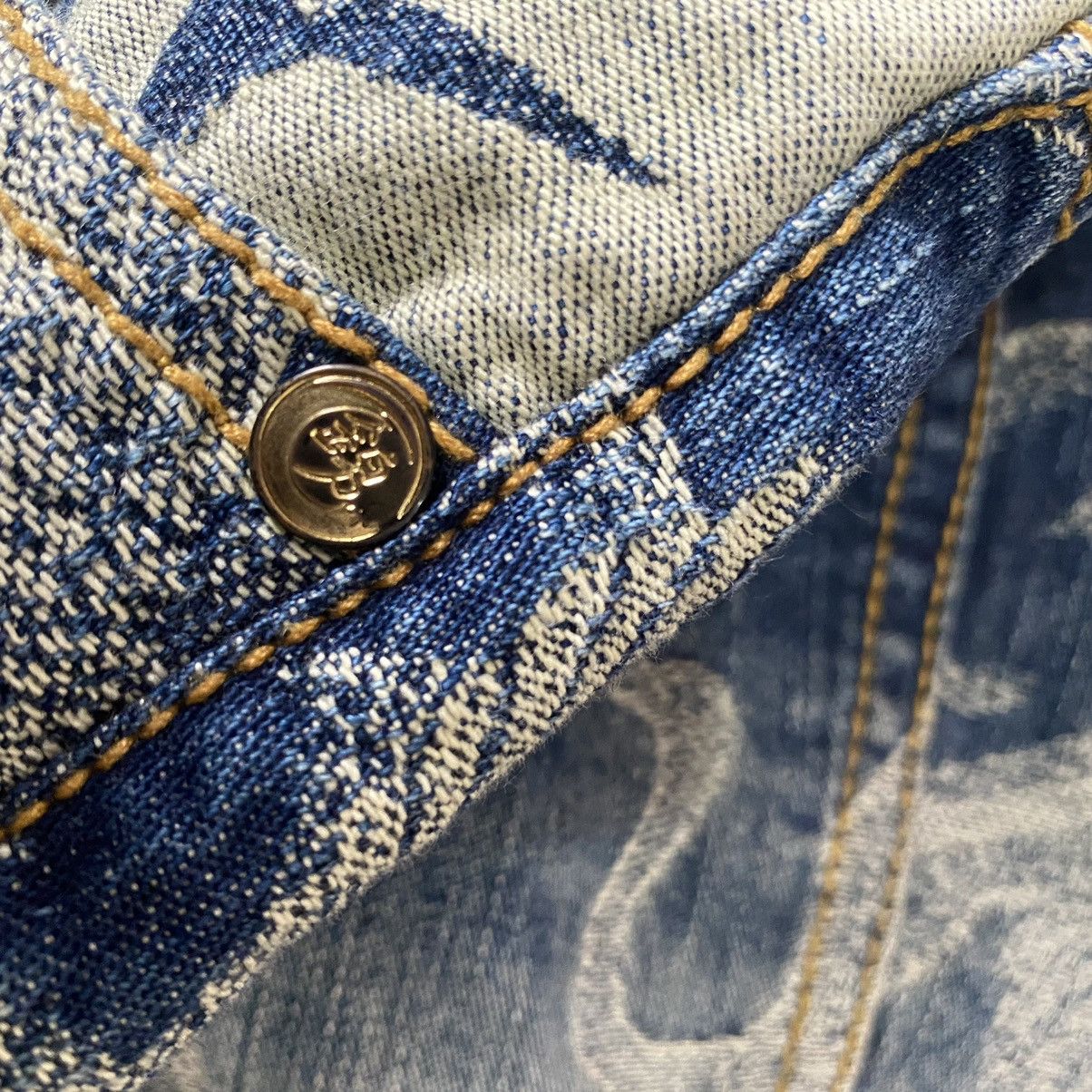 Japanese Brand × Vintage Oriental Brand Nishiki Japanese Brand Sukajan Design Jeans Size US 38 / EU 54 - 19 Thumbnail