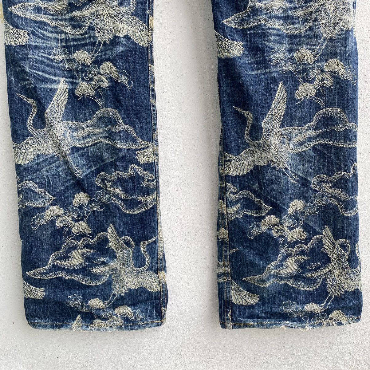 Japanese Brand × Vintage Oriental Brand Nishiki Japanese Brand Sukajan Design Jeans Size US 38 / EU 54 - 15 Thumbnail