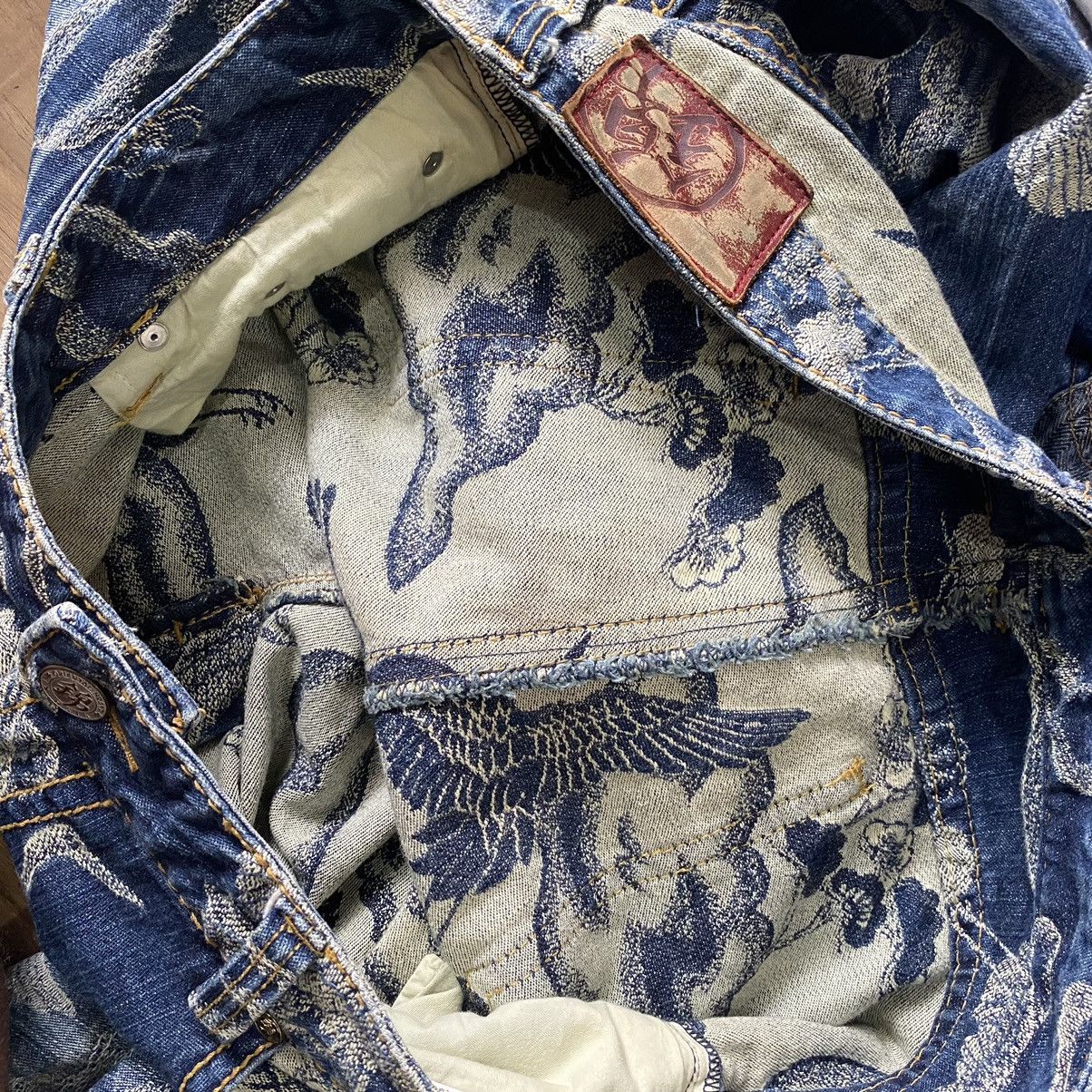 Japanese Brand × Vintage Oriental Brand Nishiki Japanese Brand Sukajan Design Jeans Size US 38 / EU 54 - 20 Thumbnail