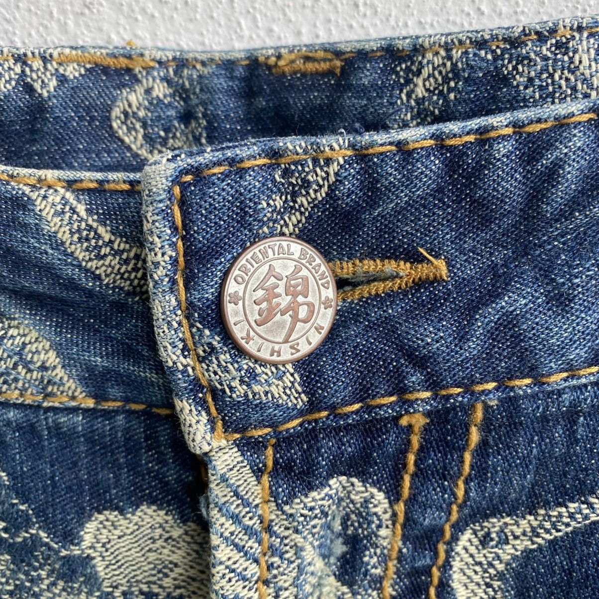Japanese Brand × Vintage Oriental Brand Nishiki Japanese Brand Sukajan Design Jeans Size US 38 / EU 54 - 7 Thumbnail