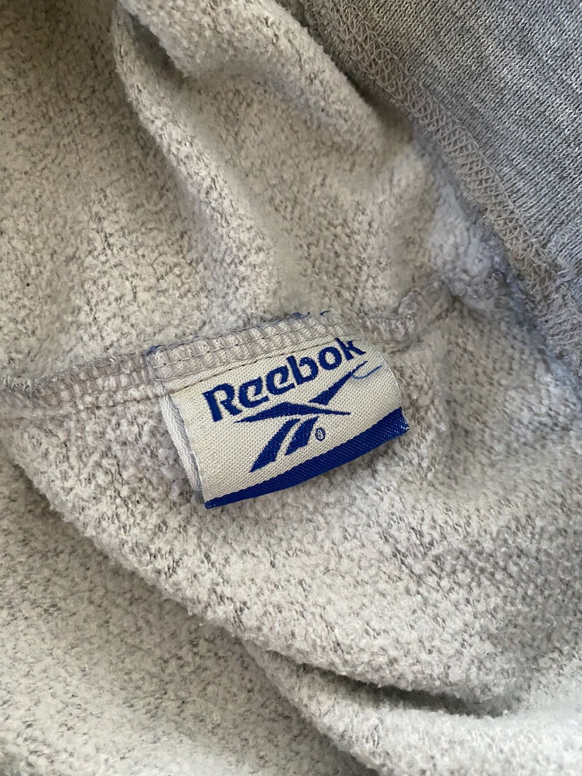 Reebok × Vintage Reebok essentials vintage spellout small logo crewneck grey Size US M / EU 48-50 / 2 - 6 Thumbnail