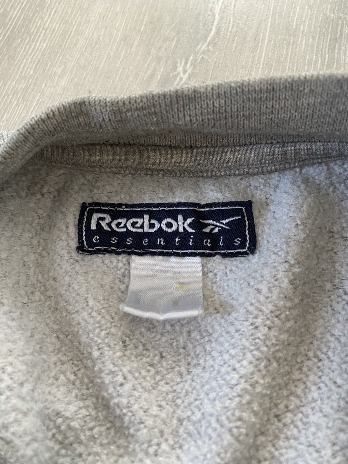 Reebok × Vintage Reebok essentials vintage spellout small logo crewneck grey Size US M / EU 48-50 / 2 - 5 Thumbnail
