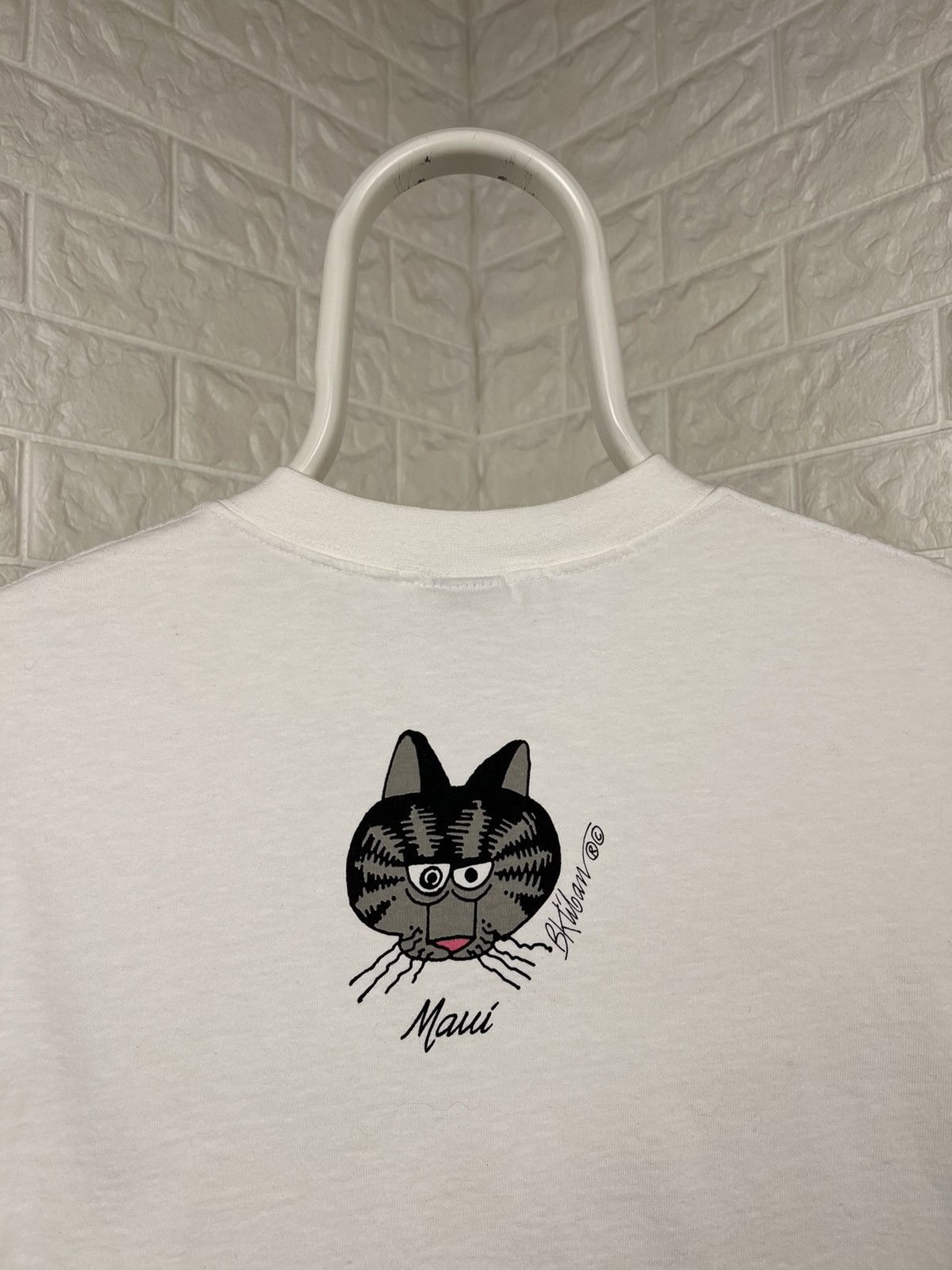 Vintage Vintage Cats Art T-shirt Size US L / EU 52-54 / 3 - 4 Thumbnail
