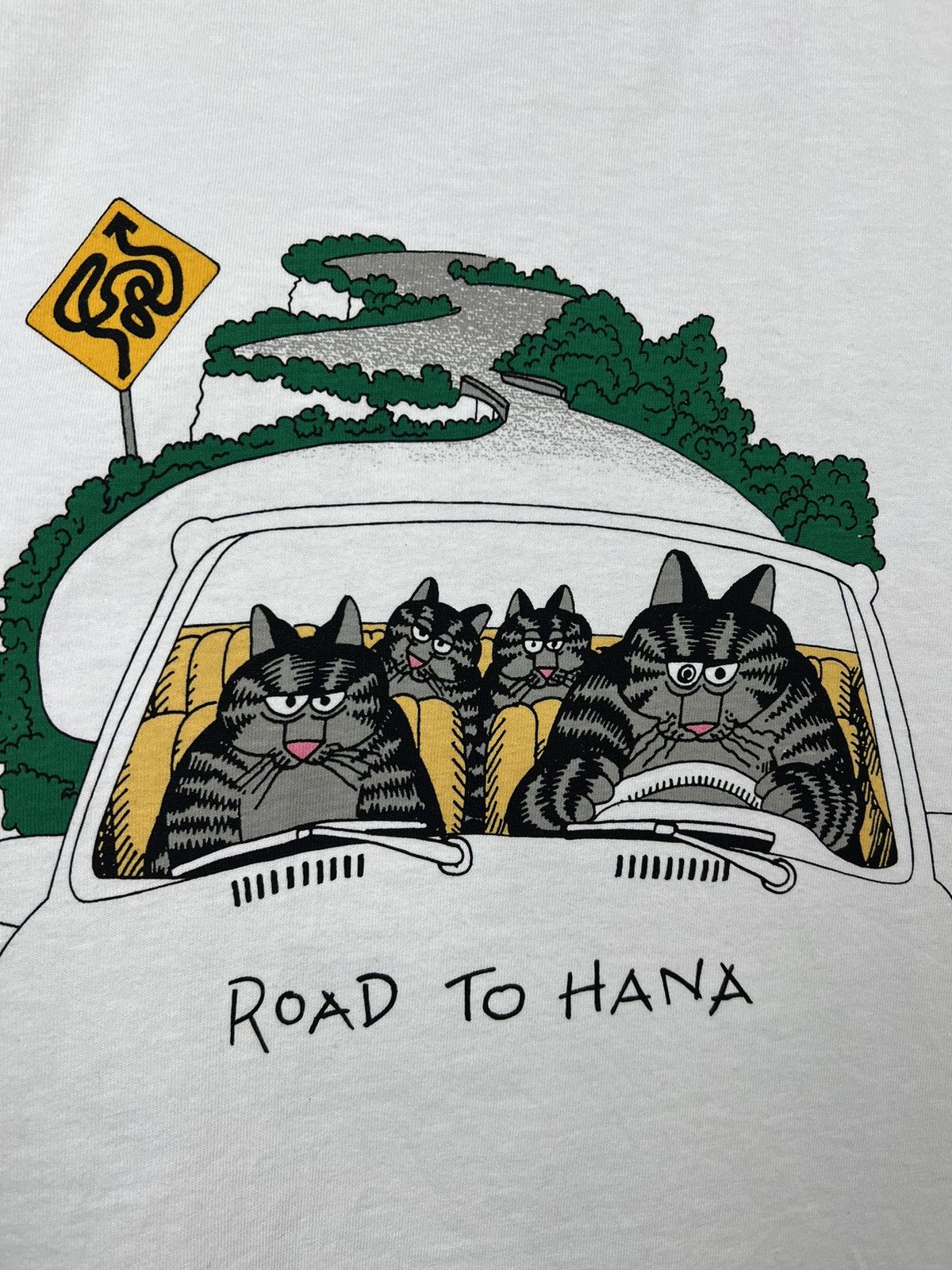 Vintage Vintage Cats Art T-shirt Size US L / EU 52-54 / 3 - 3 Thumbnail