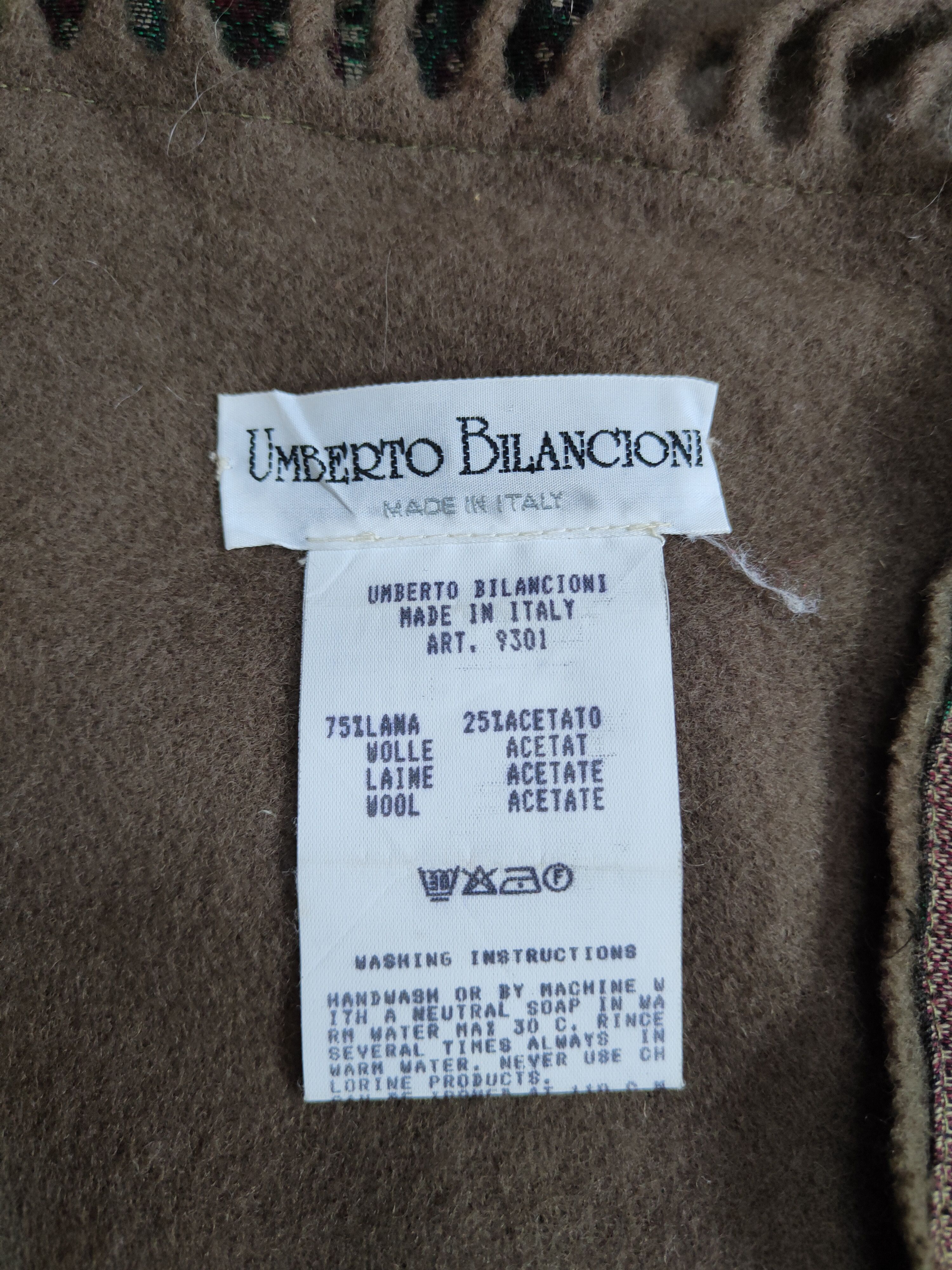 Vintage Umberto Bilancioni italian designer art Muffler Scarves #m45 Size ONE SIZE - 7 Thumbnail