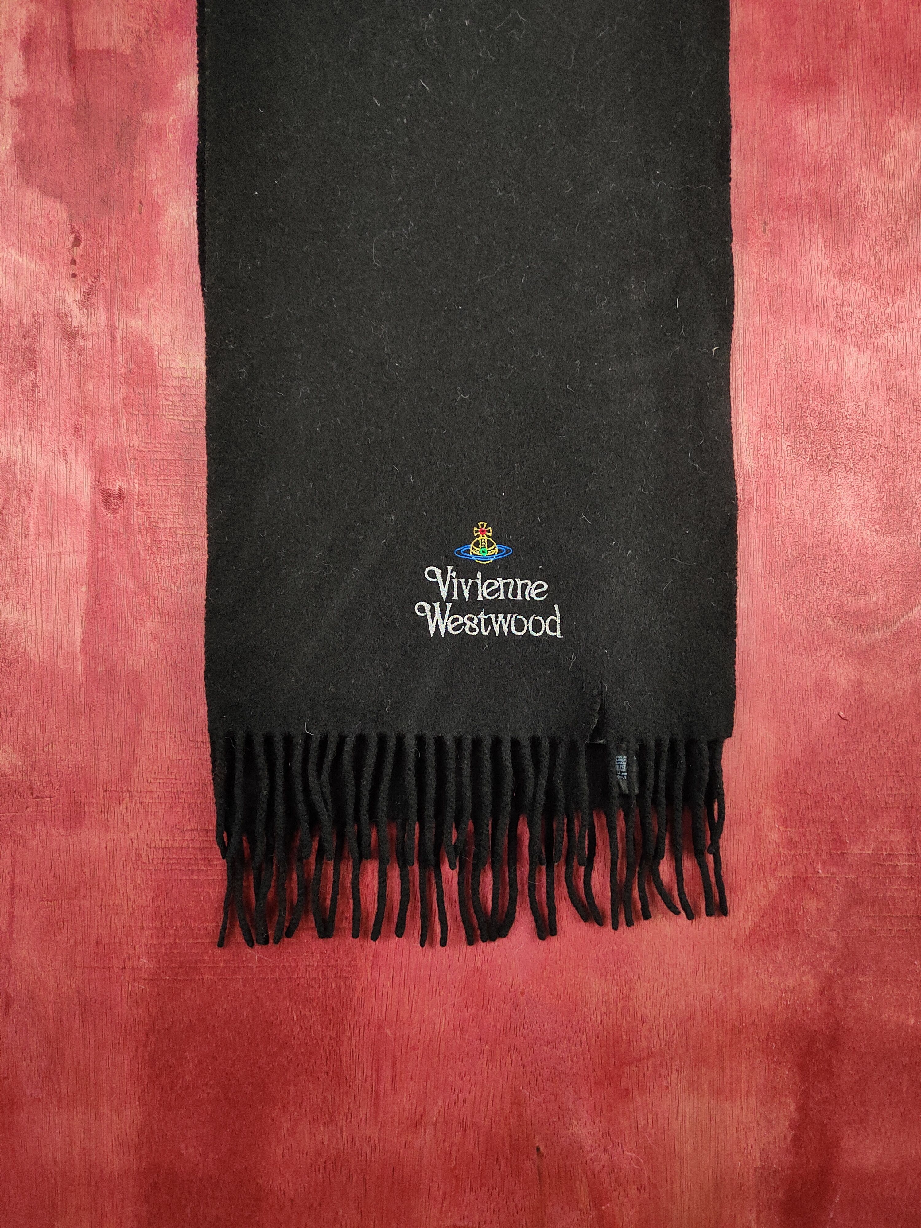 Vivienne Westwood Vivienne Westwood Muffler Lana Wool Scarves #m44 Size ONE SIZE - 3 Thumbnail