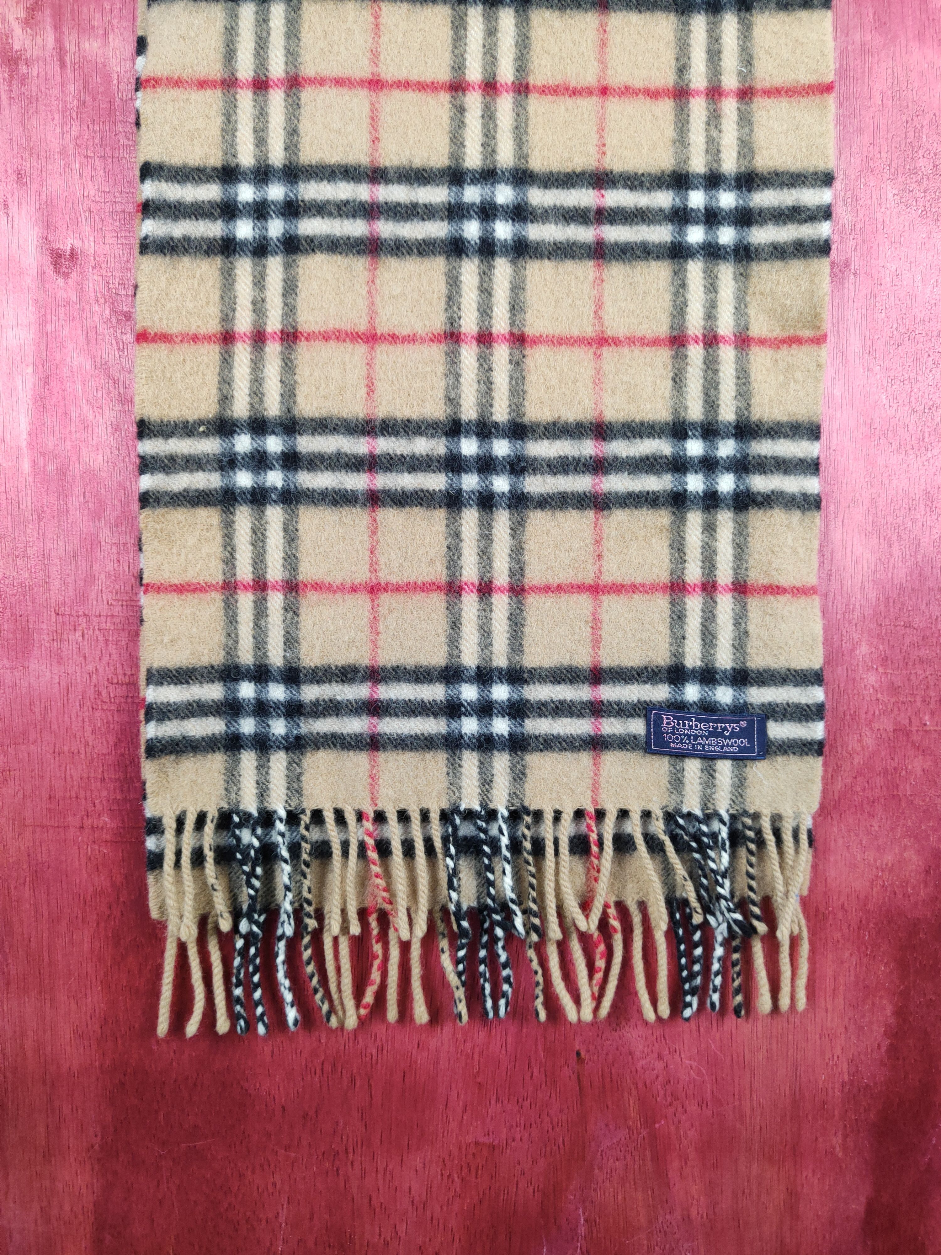 Burberry Burberry checkered vintage Muffler Scarves #m40 Size ONE SIZE - 3 Thumbnail