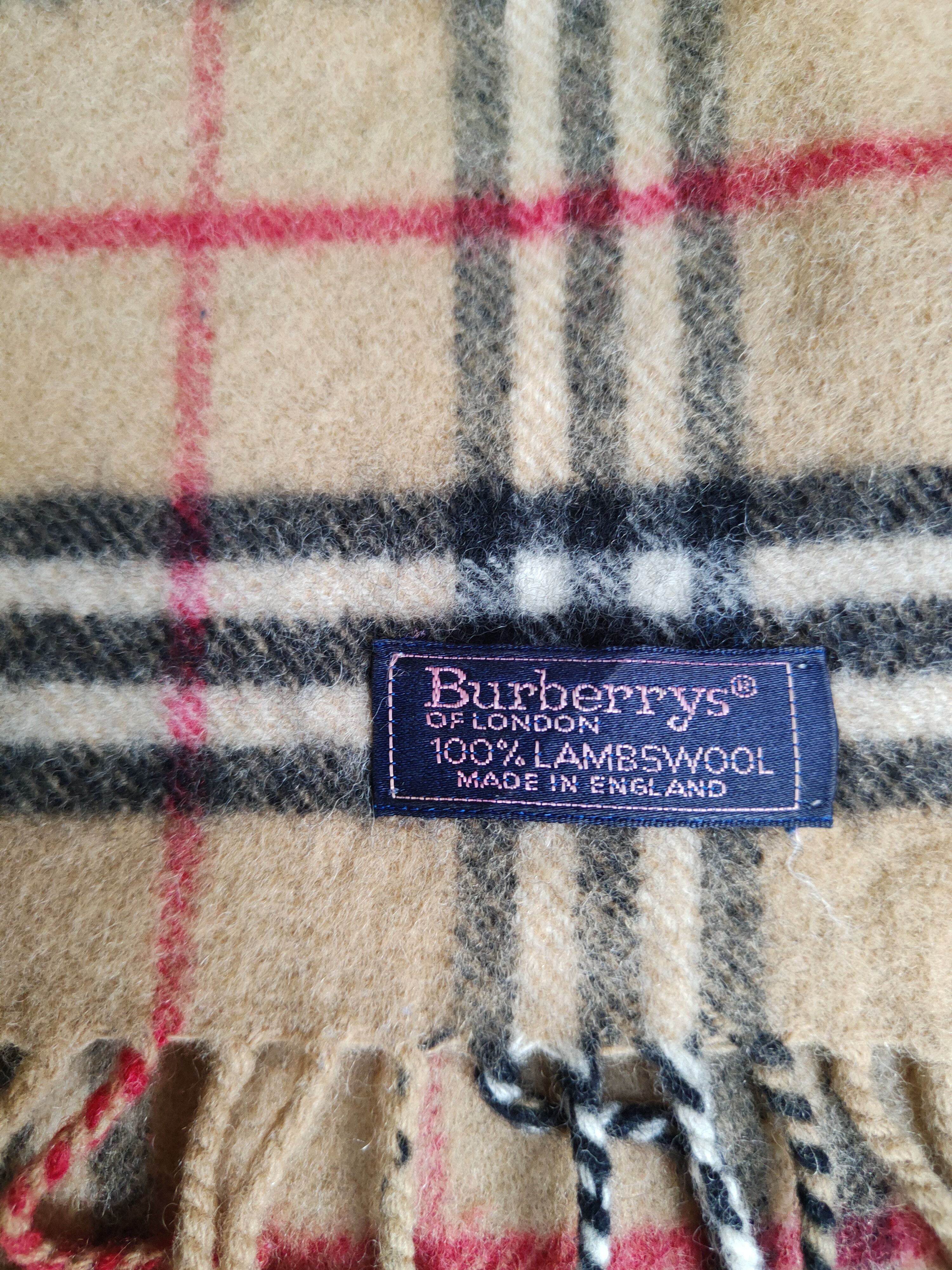 Burberry Burberry checkered vintage Muffler Scarves #m40 Size ONE SIZE - 6 Thumbnail