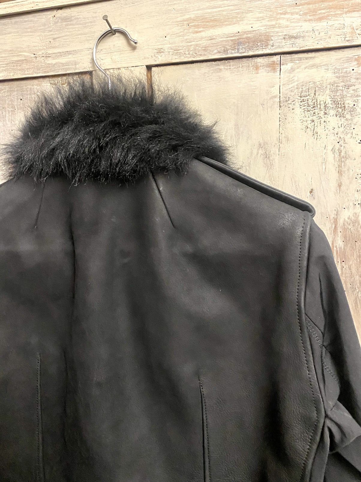 Rick Owens Rick Owens stooges fur leather jacket 50 it fitted Size US M / EU 48-50 / 2 - 12 Thumbnail