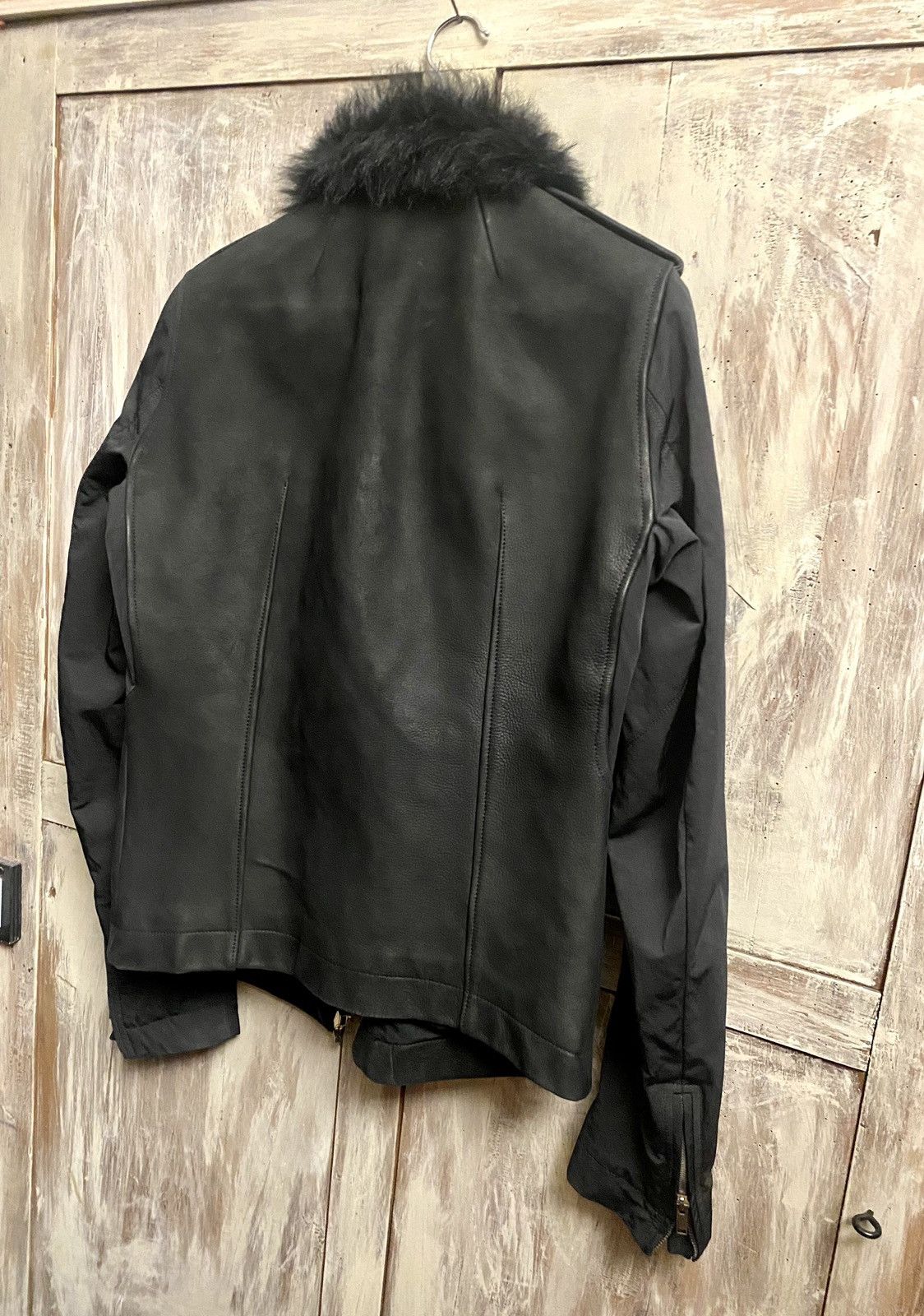 Rick Owens Rick Owens stooges fur leather jacket 50 it fitted Size US M / EU 48-50 / 2 - 13 Thumbnail