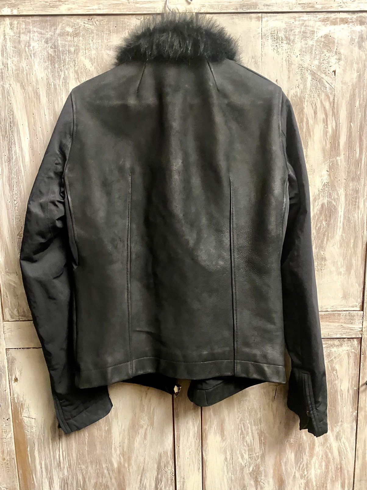 Rick Owens Rick Owens stooges fur leather jacket 50 it fitted Size US M / EU 48-50 / 2 - 5 Thumbnail