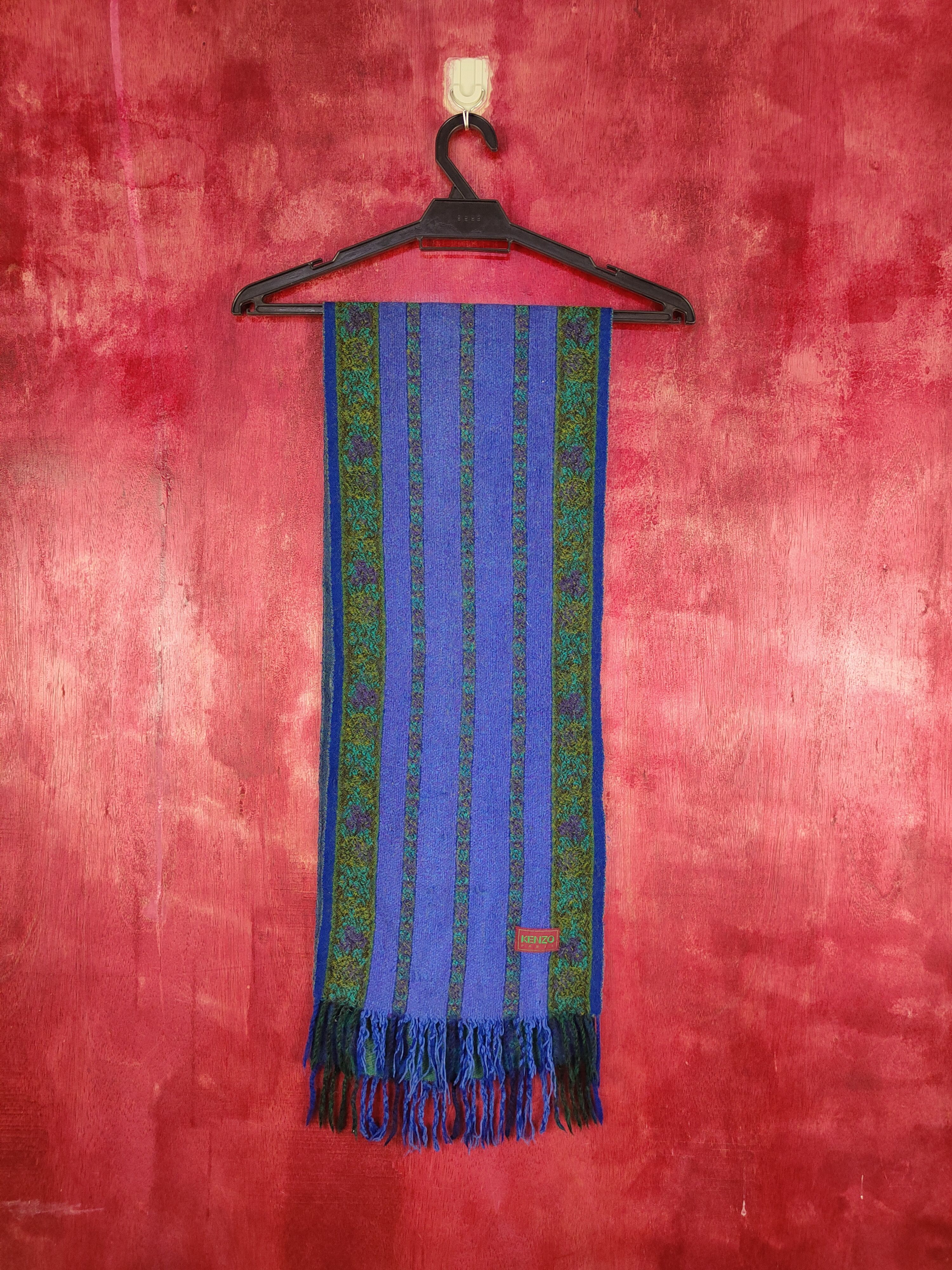 Japanese Brand × Kenzo Kenzo japan art Muffler Scarves #m35 Size ONE SIZE - 1 Thumbnail