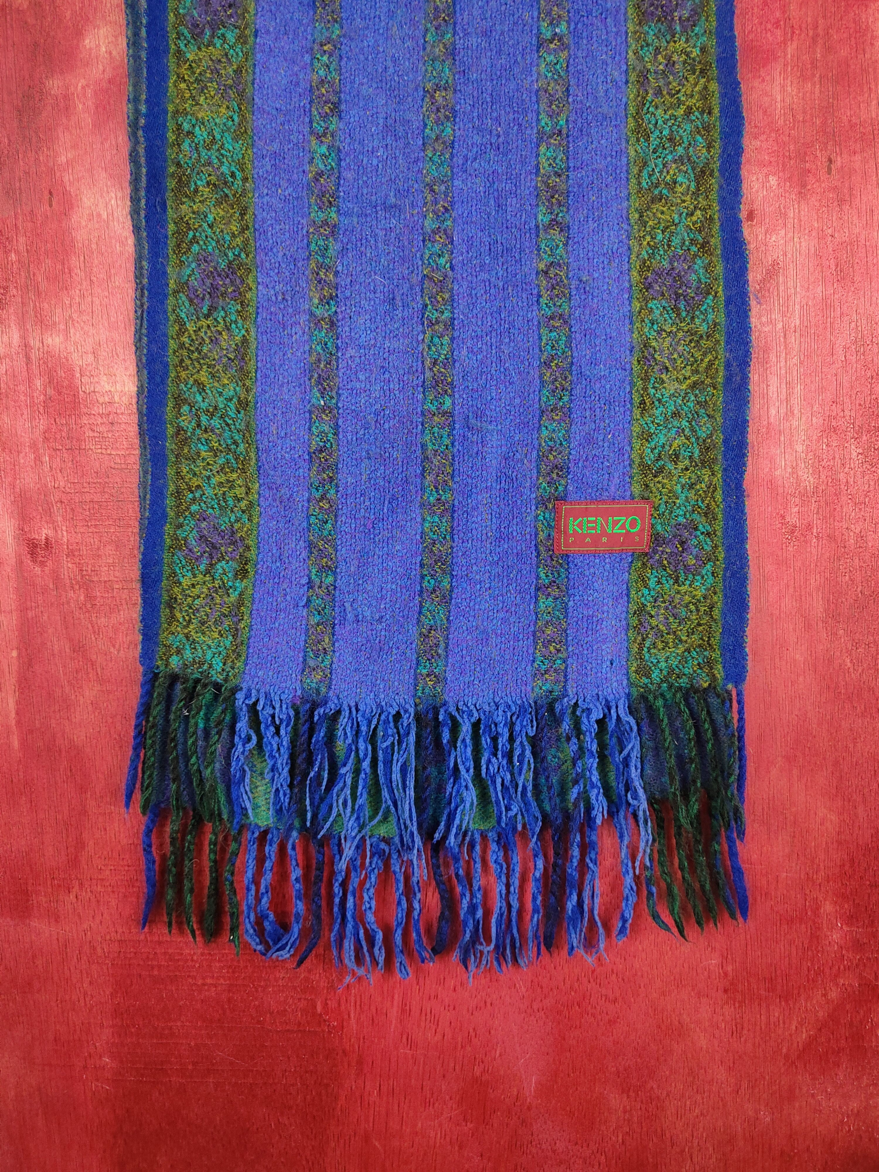 Japanese Brand × Kenzo Kenzo japan art Muffler Scarves #m35 Size ONE SIZE - 3 Thumbnail