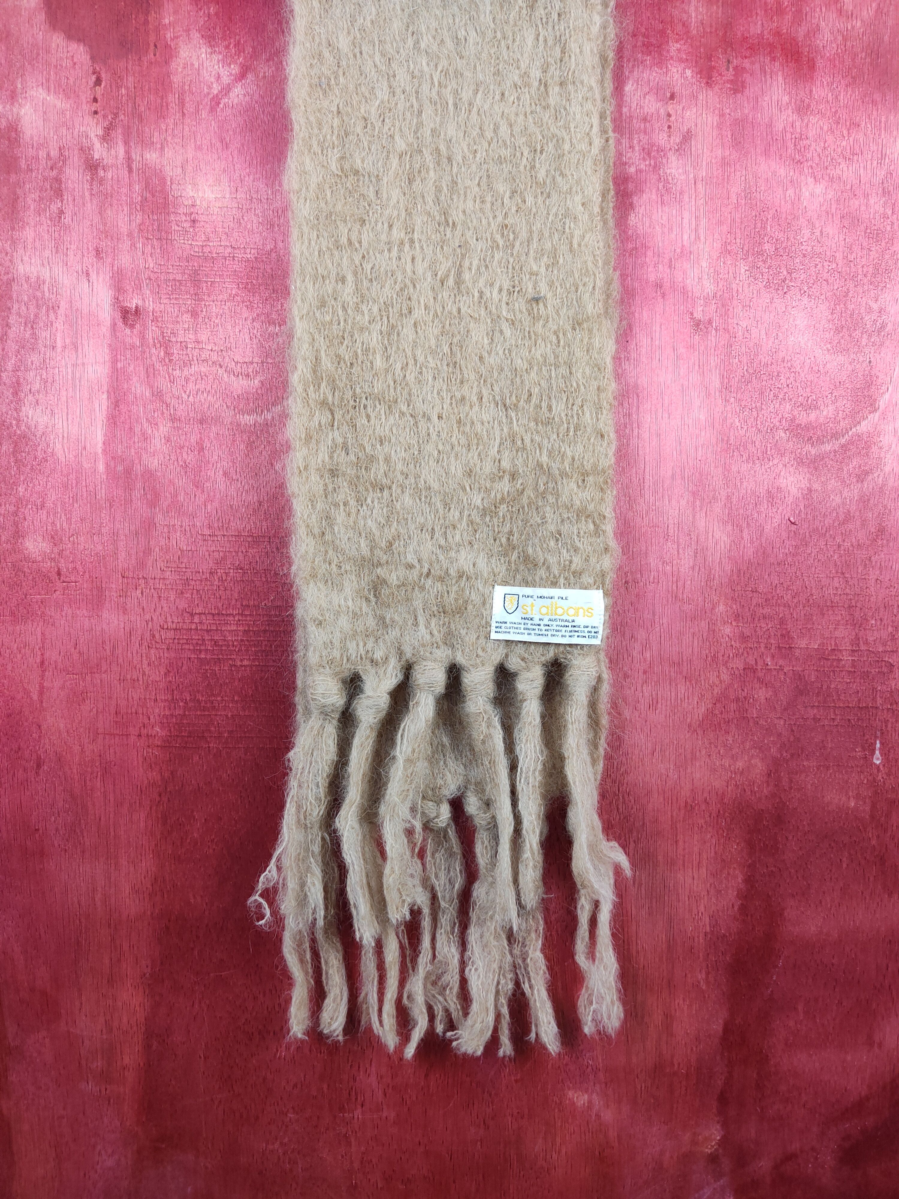 Designer St.albans Pure Mohair Pile Muffler Scarves #m39 Size ONE SIZE - 3 Thumbnail