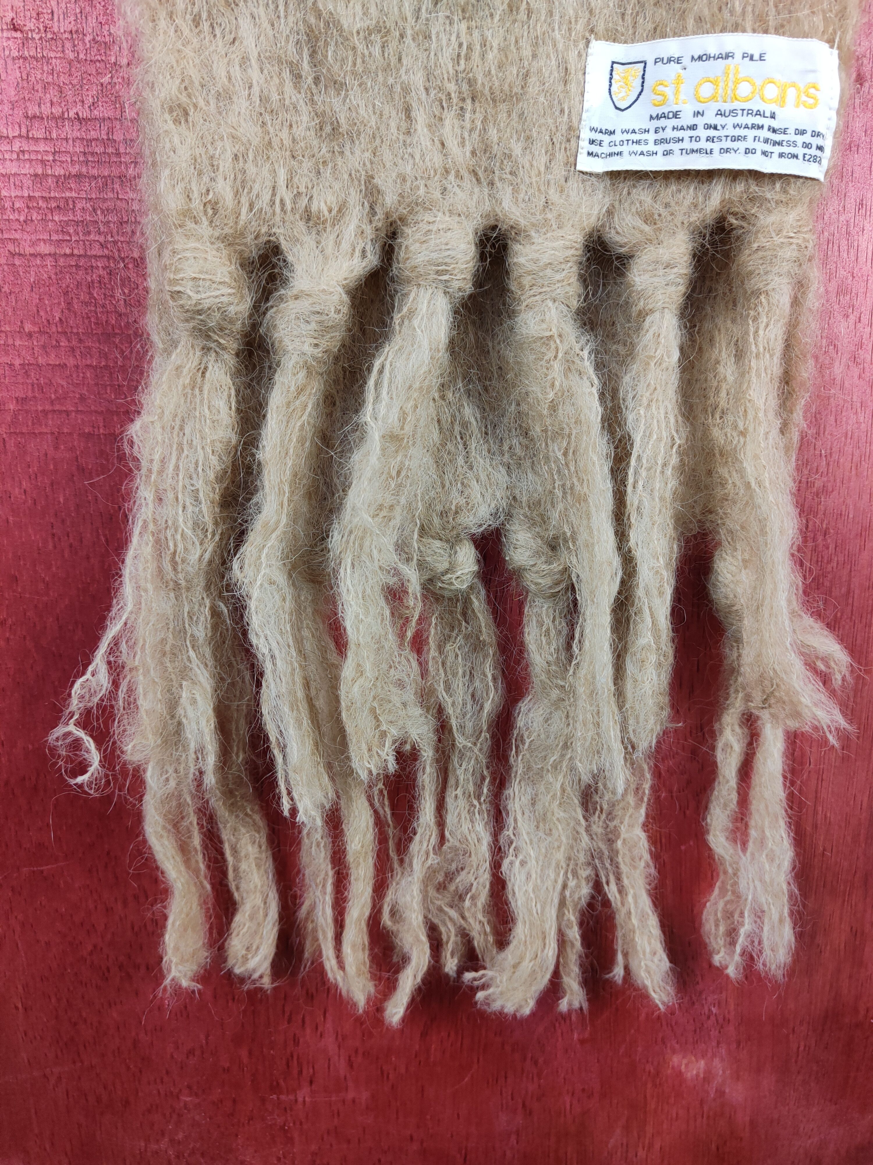 Designer St.albans Pure Mohair Pile Muffler Scarves #m39 Size ONE SIZE - 4 Thumbnail